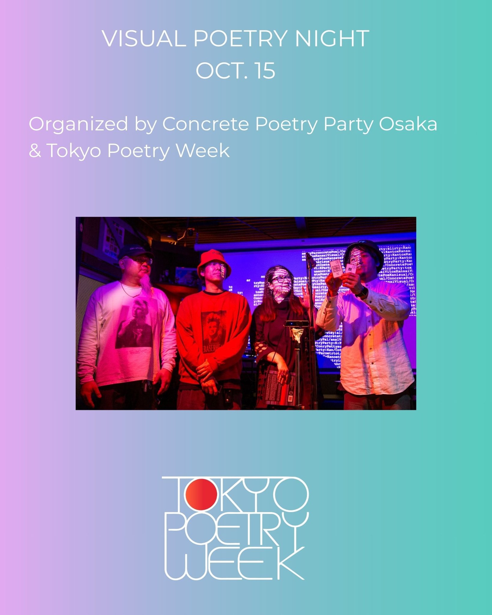Visual Poetry Night - Tokyo Poetry Week event