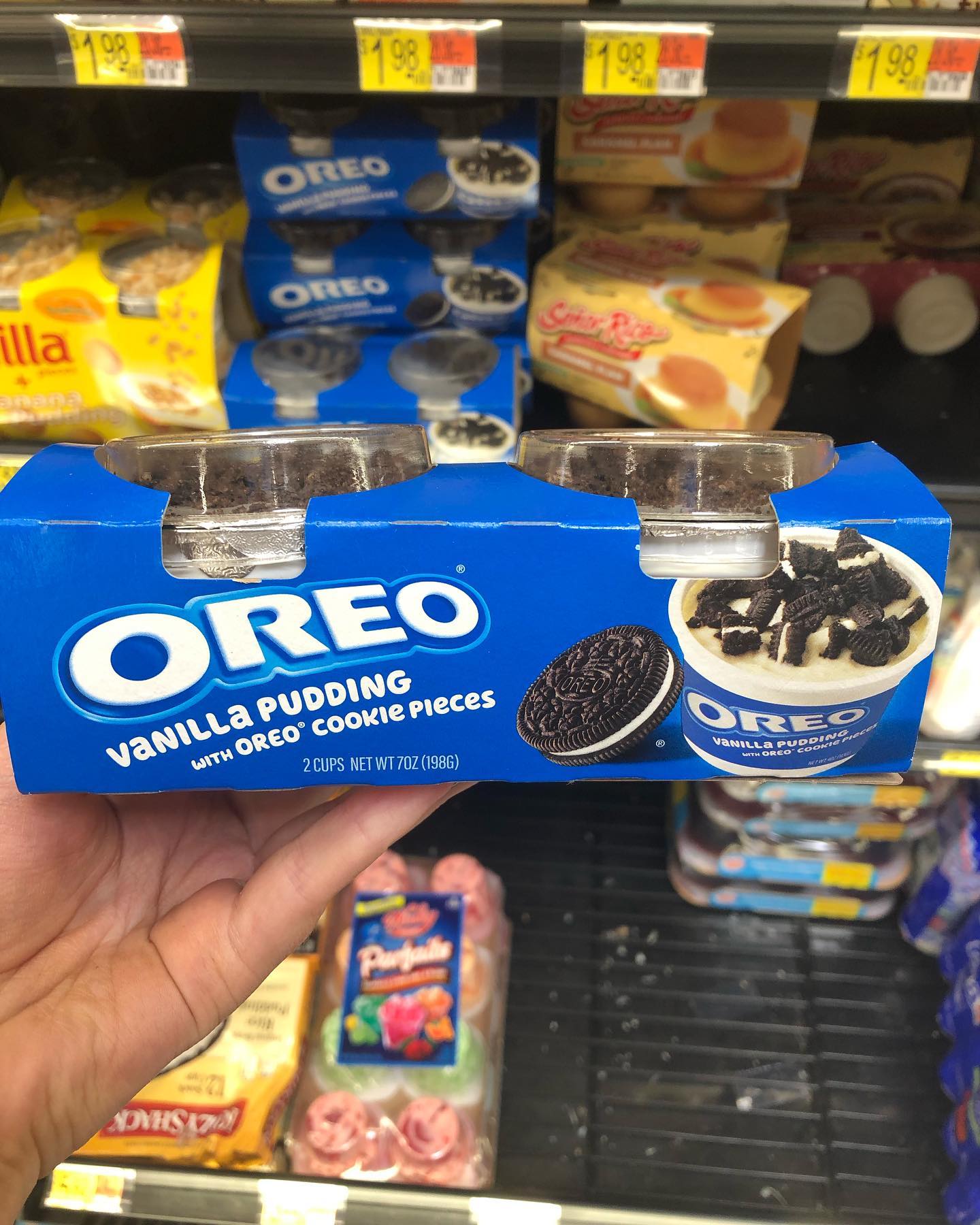 Junk foodie - New from @oreo vanilla pudding with an Oreo...