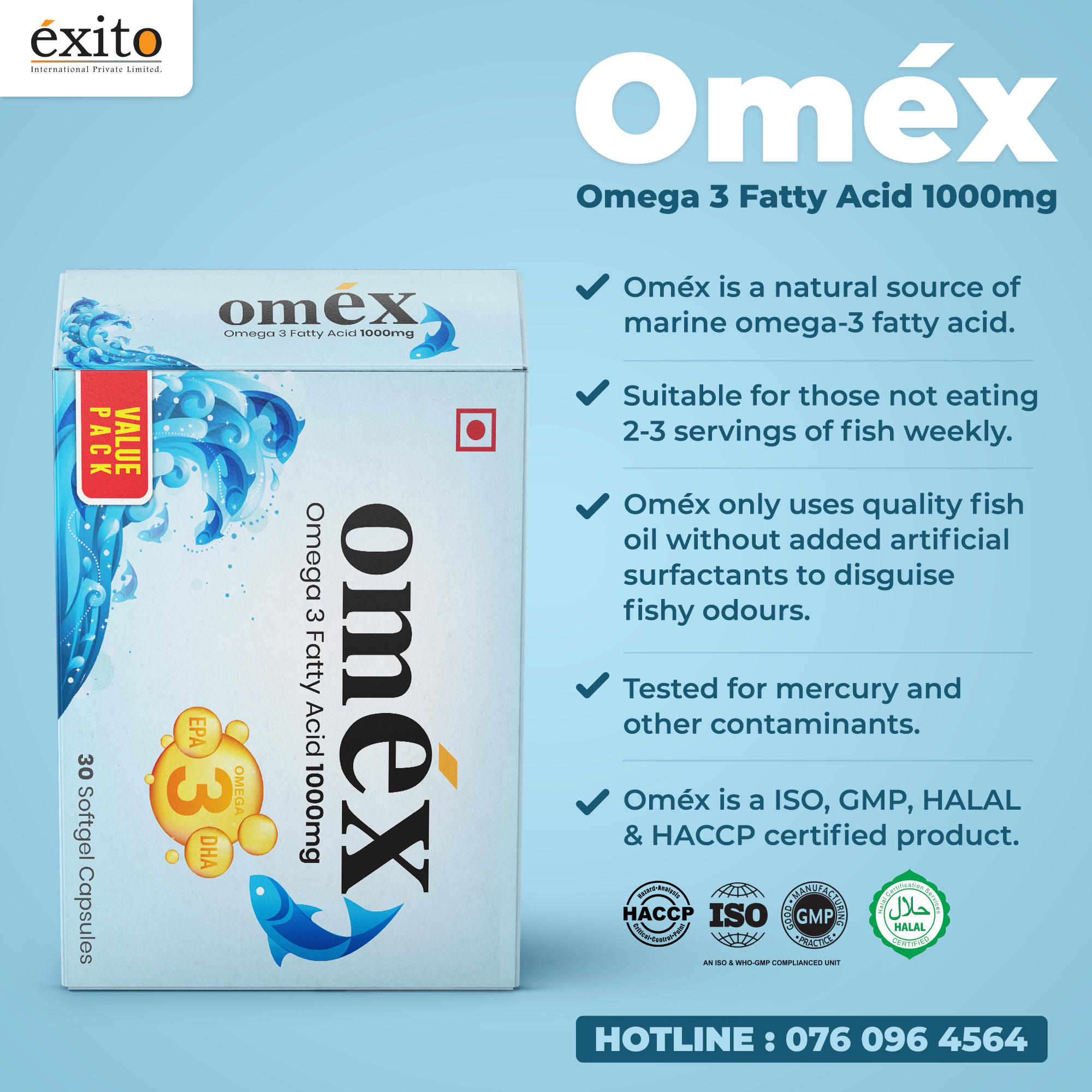 Exito Pharmaceuticals - About Omex, 🟢 Omex is a natural source of ...