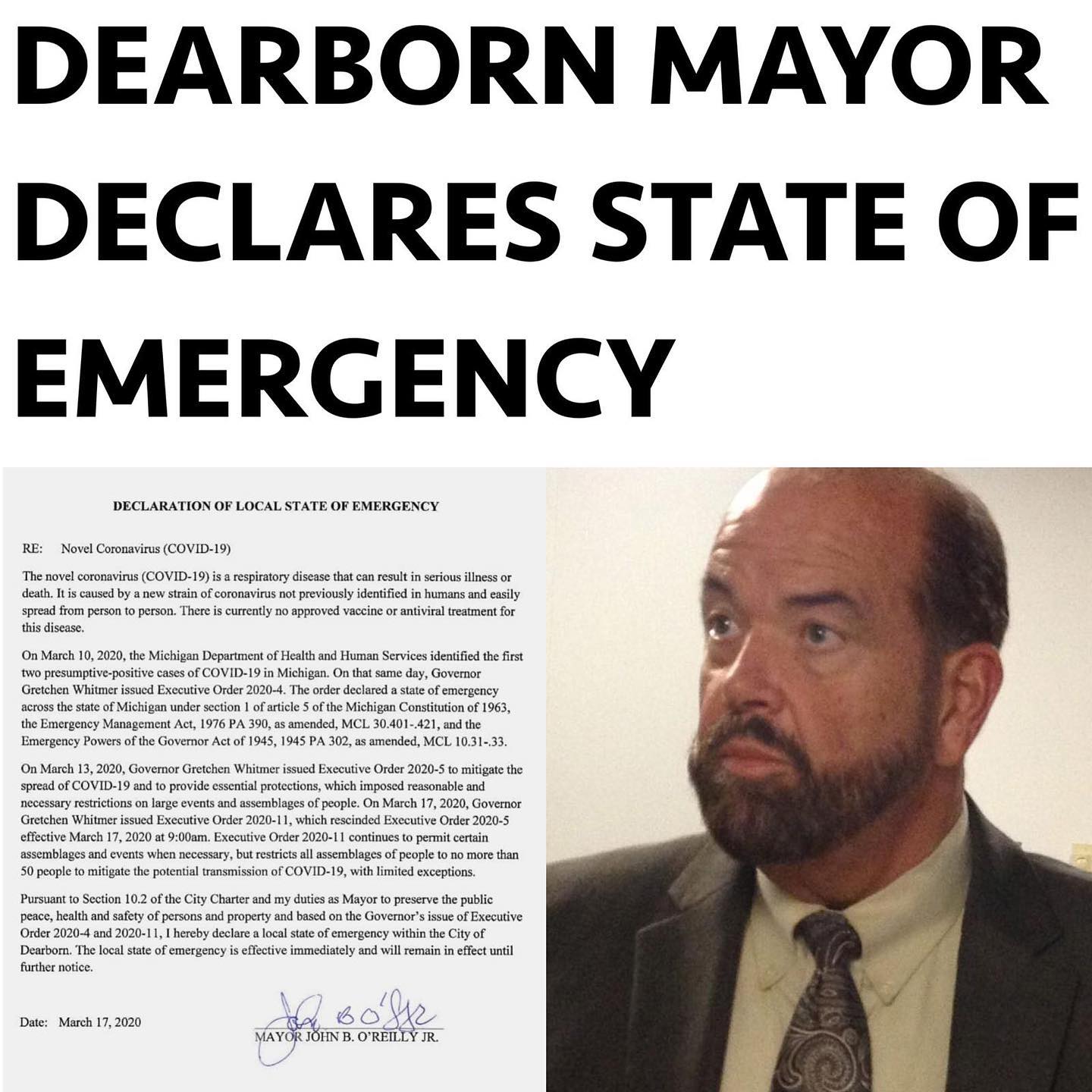 TCD - #DEARBORN (TCD) | Dearborn Mayor John B. 