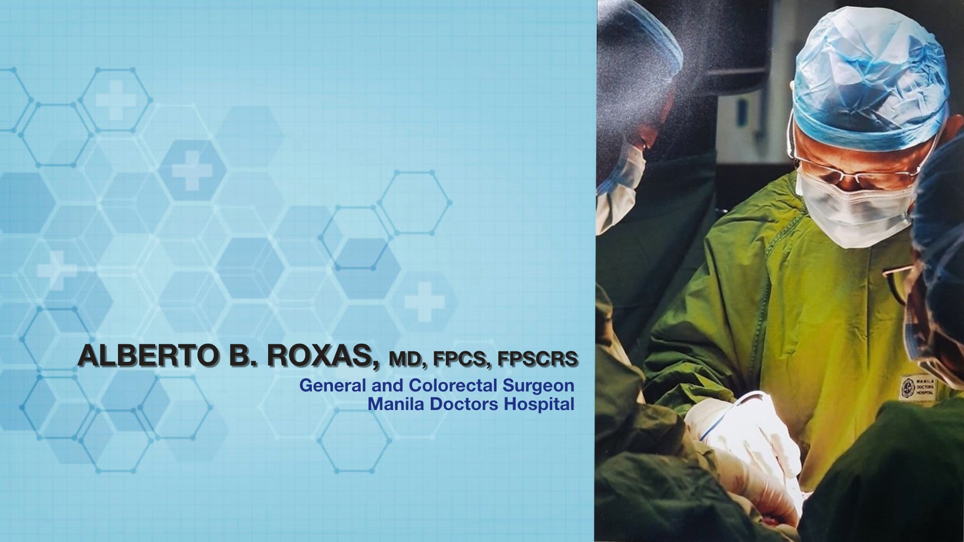 Dr. Alberto B. Roxas Online Surgical Clinic | Manila