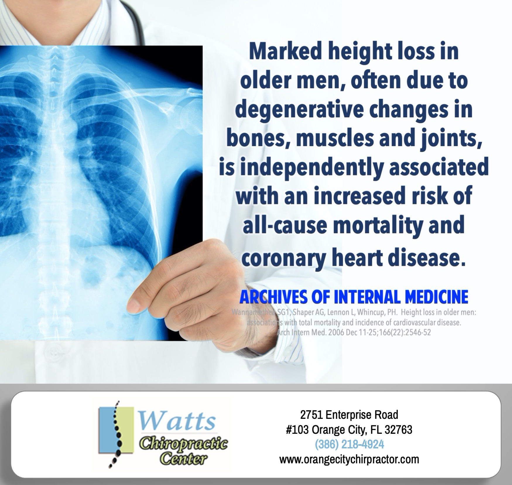 Watts - 🚨 HEIGHT LOSS = HEALTH LOSS? READ THIS! 🚨 New Research Shows ...