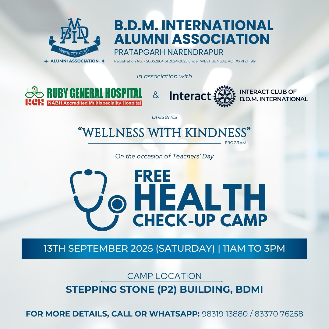 🩺 Wellness with... - BDMI Alumni Association (Official) | Facebook