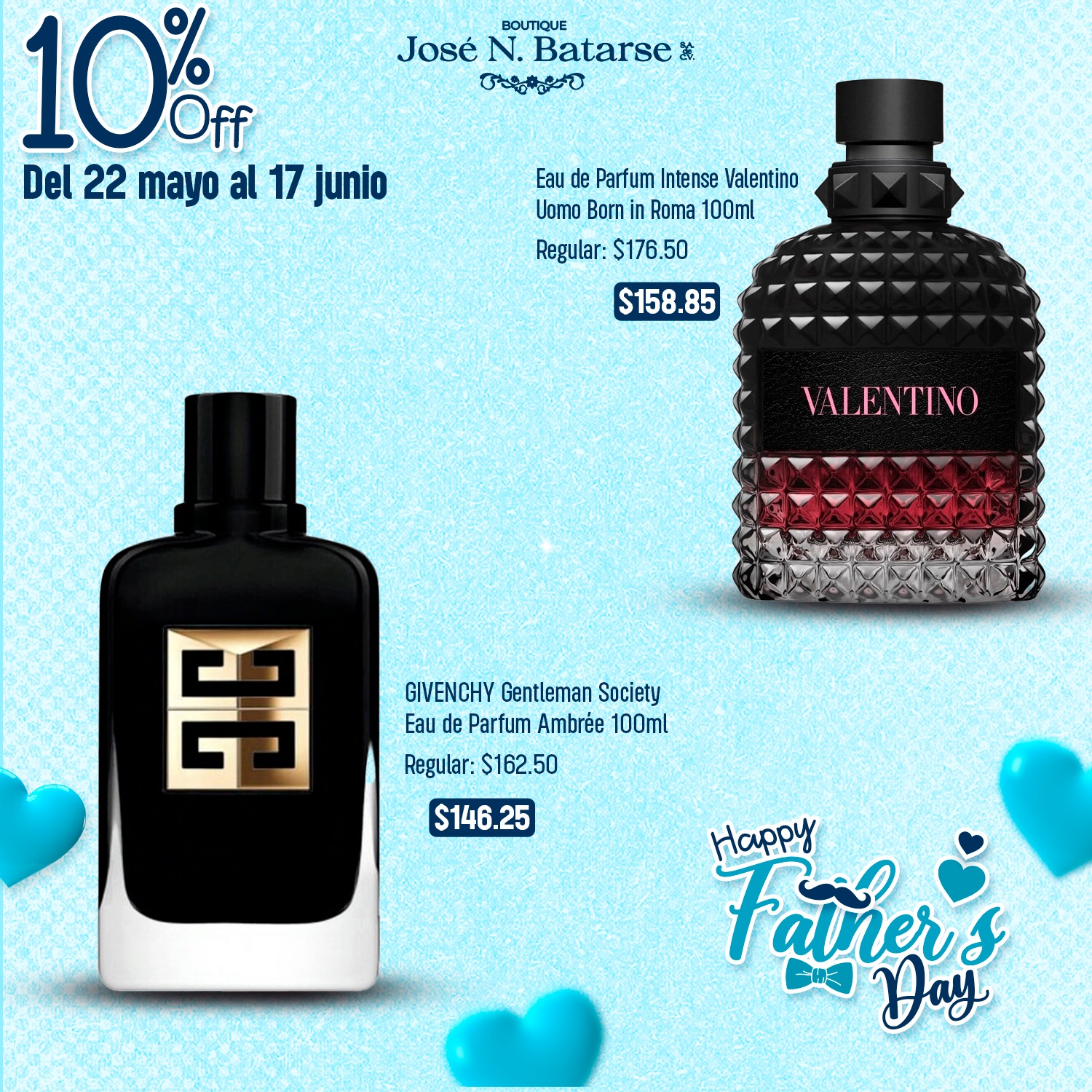 Del 20 al 31 de mayo disfruta... - Jose N Batarse, Boutique. | Facebook