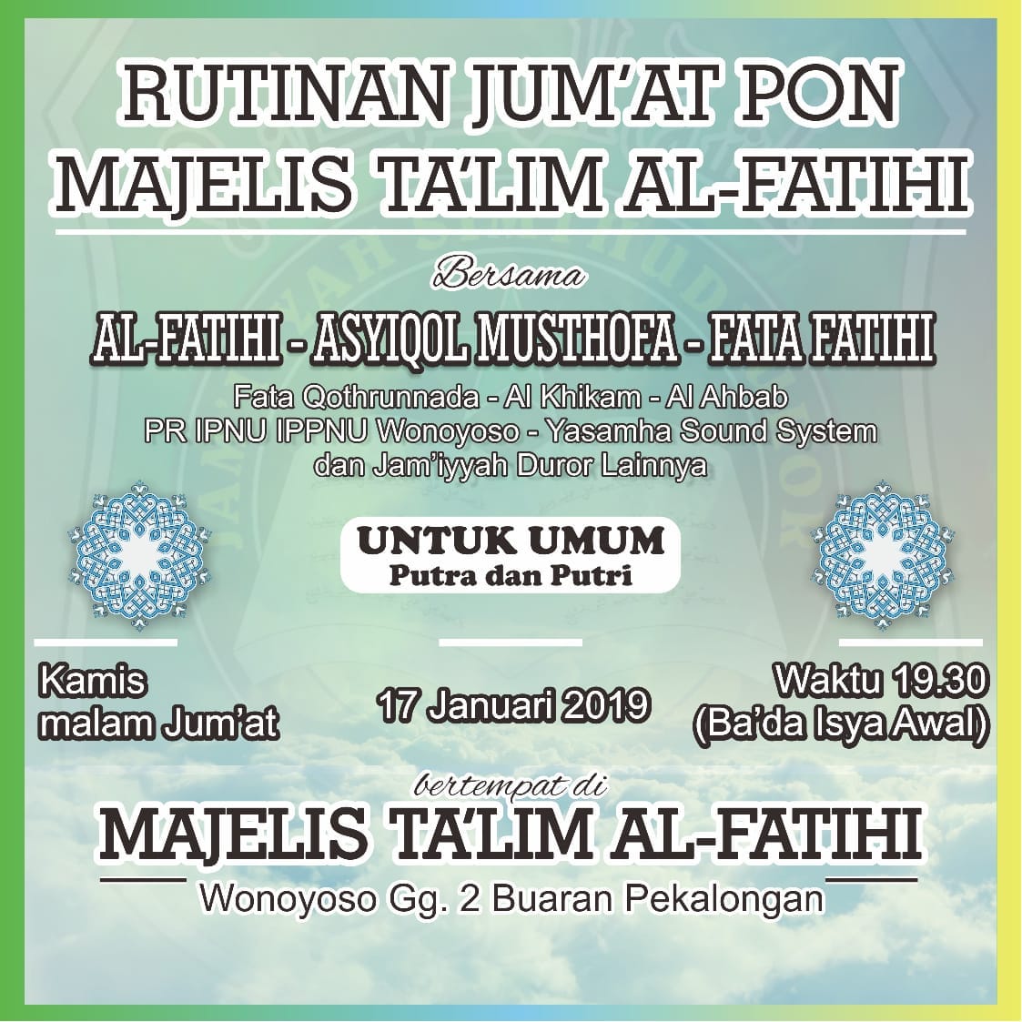 Rutinan Bulanan Monggo Dihadiri Untuk Asyiqol Musthofa Pekalongan Facebook Ya hayati ruh ( generasi penerus asyiqol musthofa ). facebook