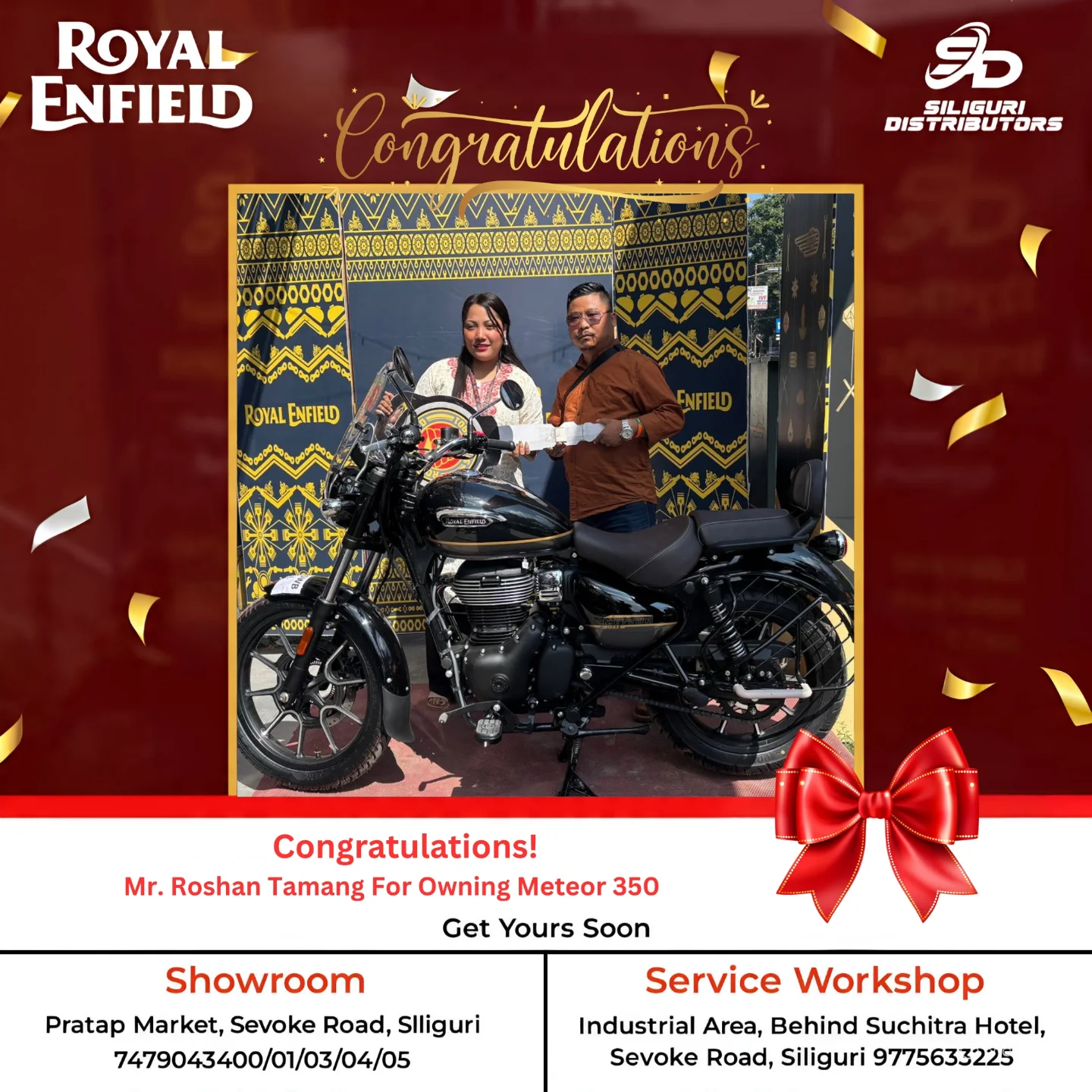 Royal - 💐 Congratulations to Mr. Roshan Tamang & family for proud ...