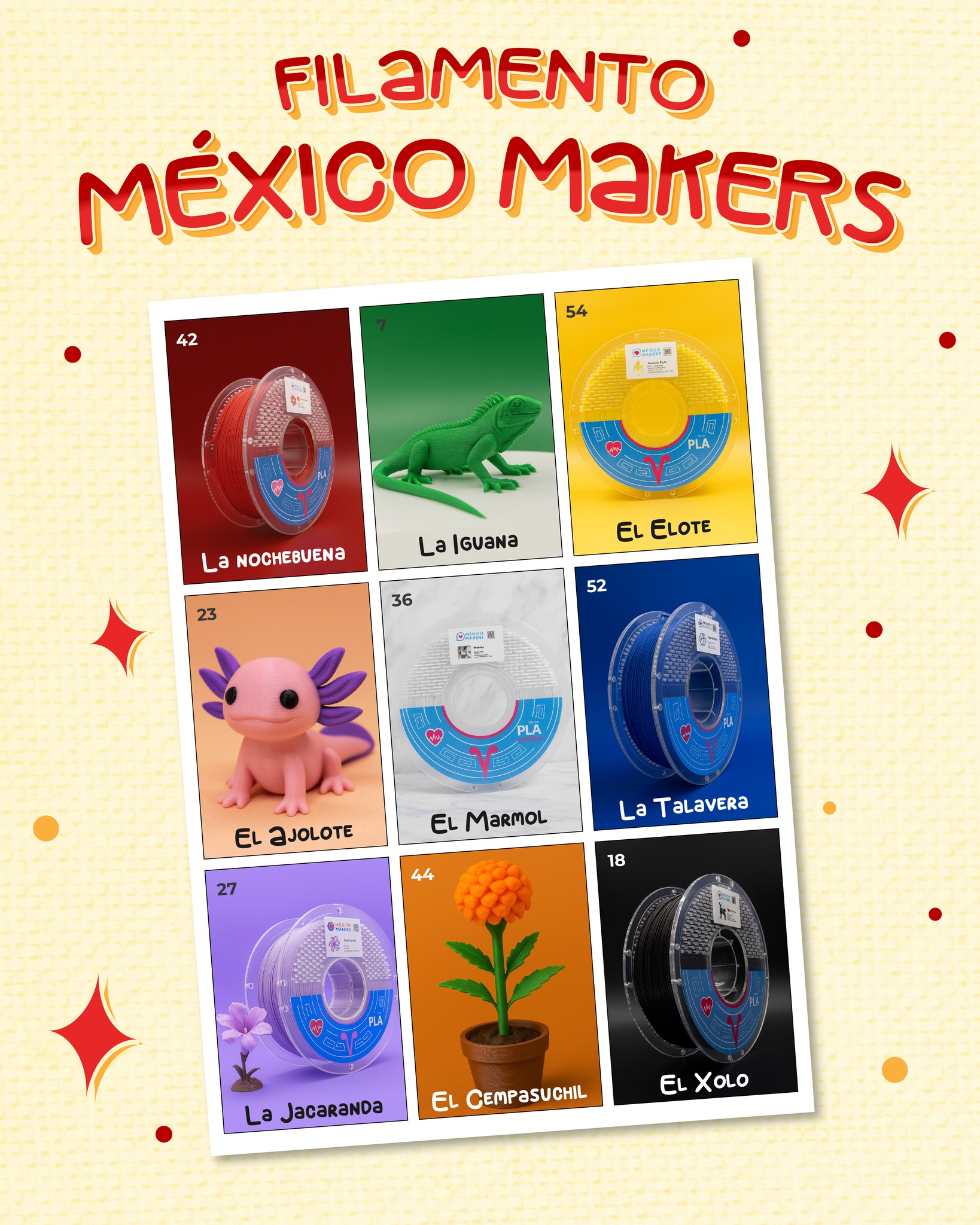 Mexico Makers - Los colores de nuestros filamentos son tan... | Facebook