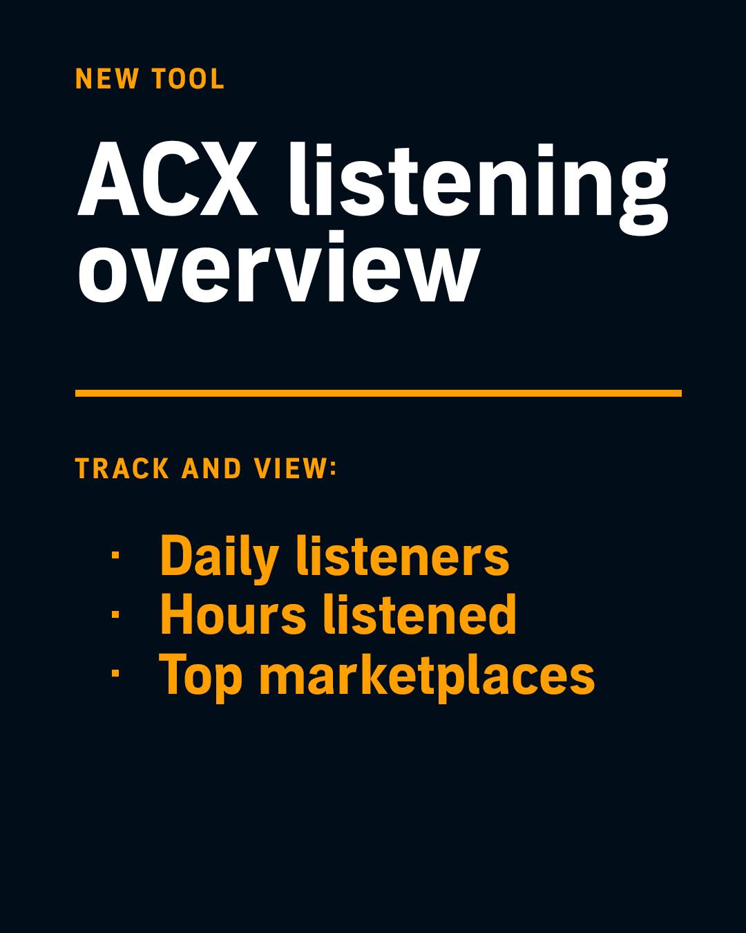 Audiobook - This is where creativity and metrics collide. The listening ...