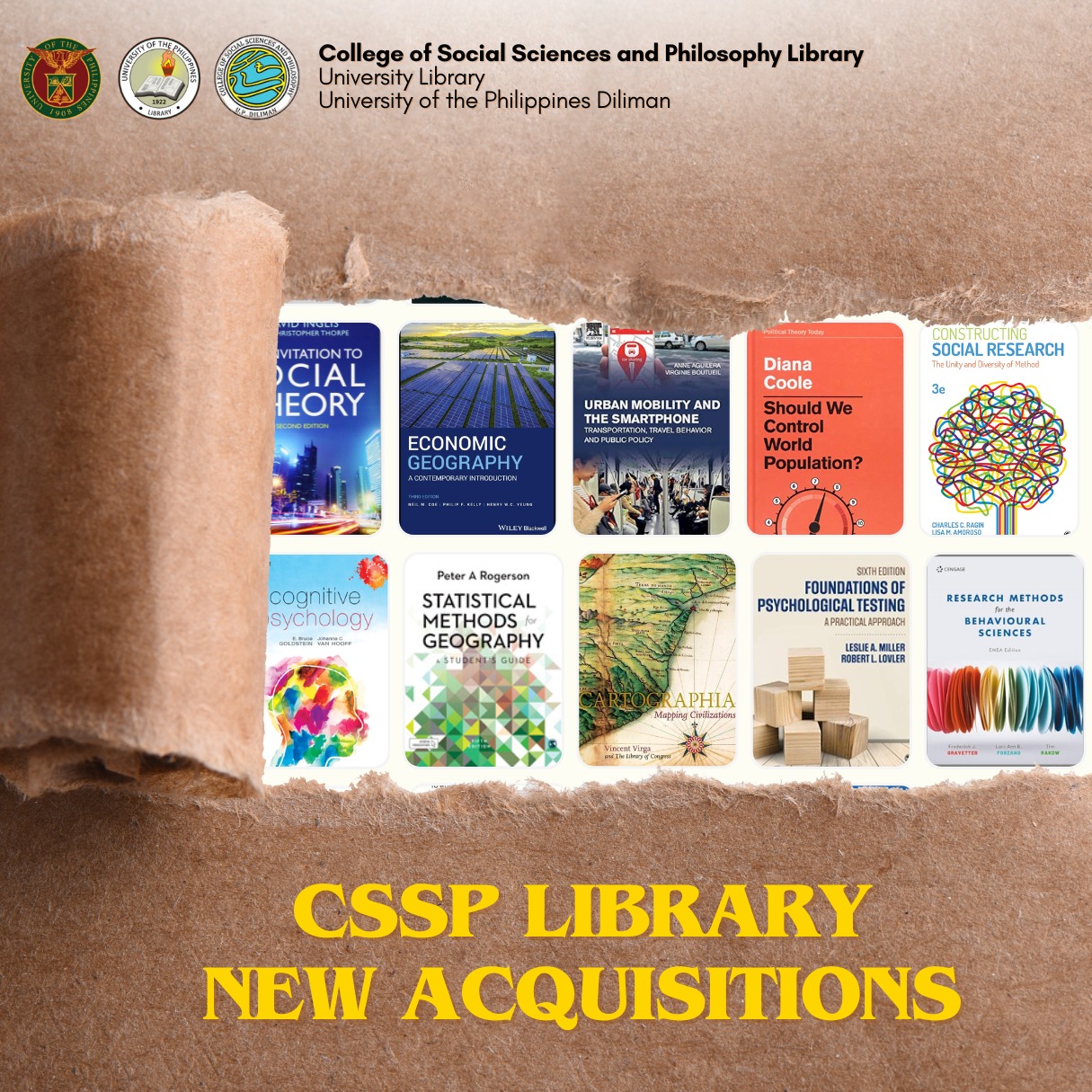 College of Social Sciences and Philosophy (CSSP) Library | Quezon City