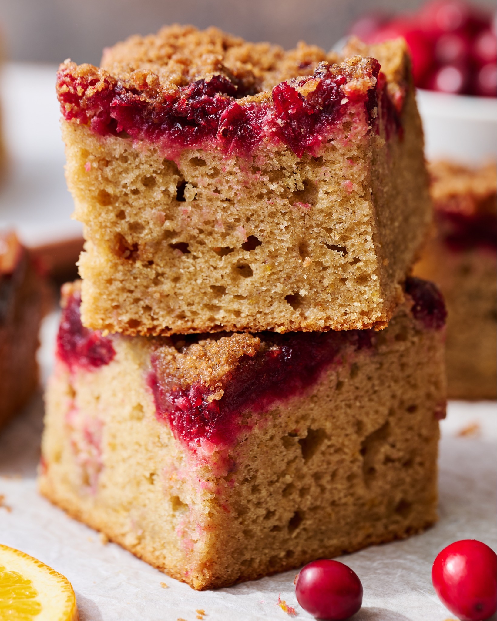 Handle the Heat - Cranberry Orange Coffee Cake ☕💕 Moist...