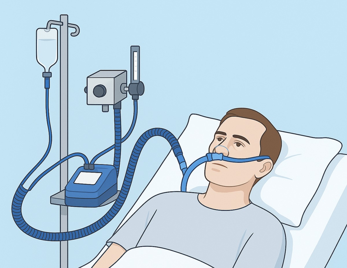 A high-flow nasal cannula... - Respiratory Therapy Zone | Facebook