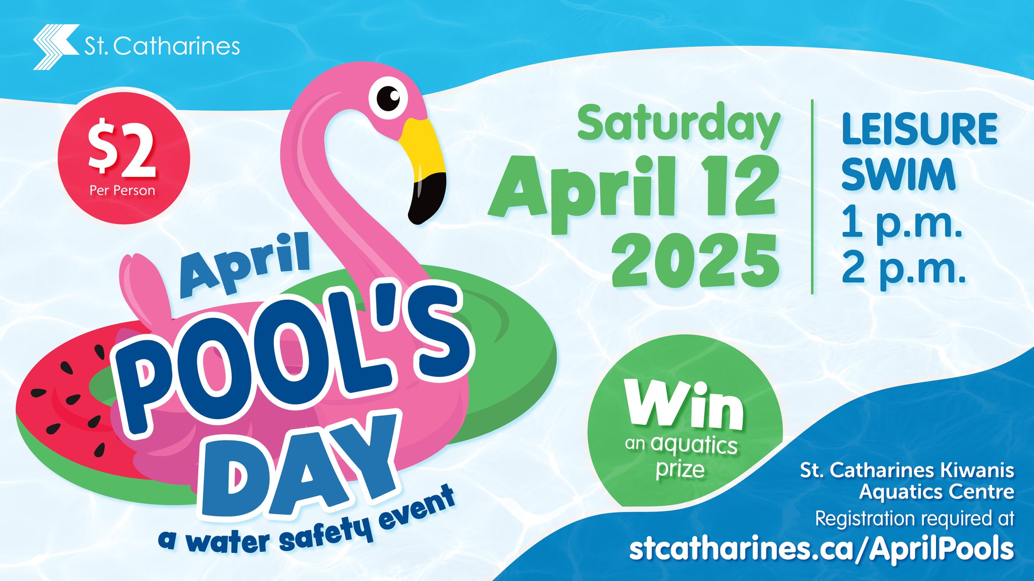 City - Join us for a swim on Saturday, April 12, 2025, for April Pool's ...