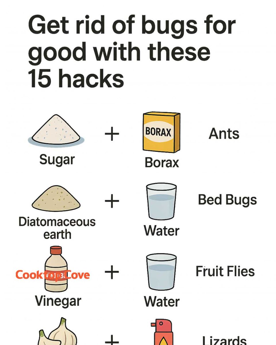 Tips - Get rid of bugs for good with these 15 hacks. Full article 👇 💬 ...
