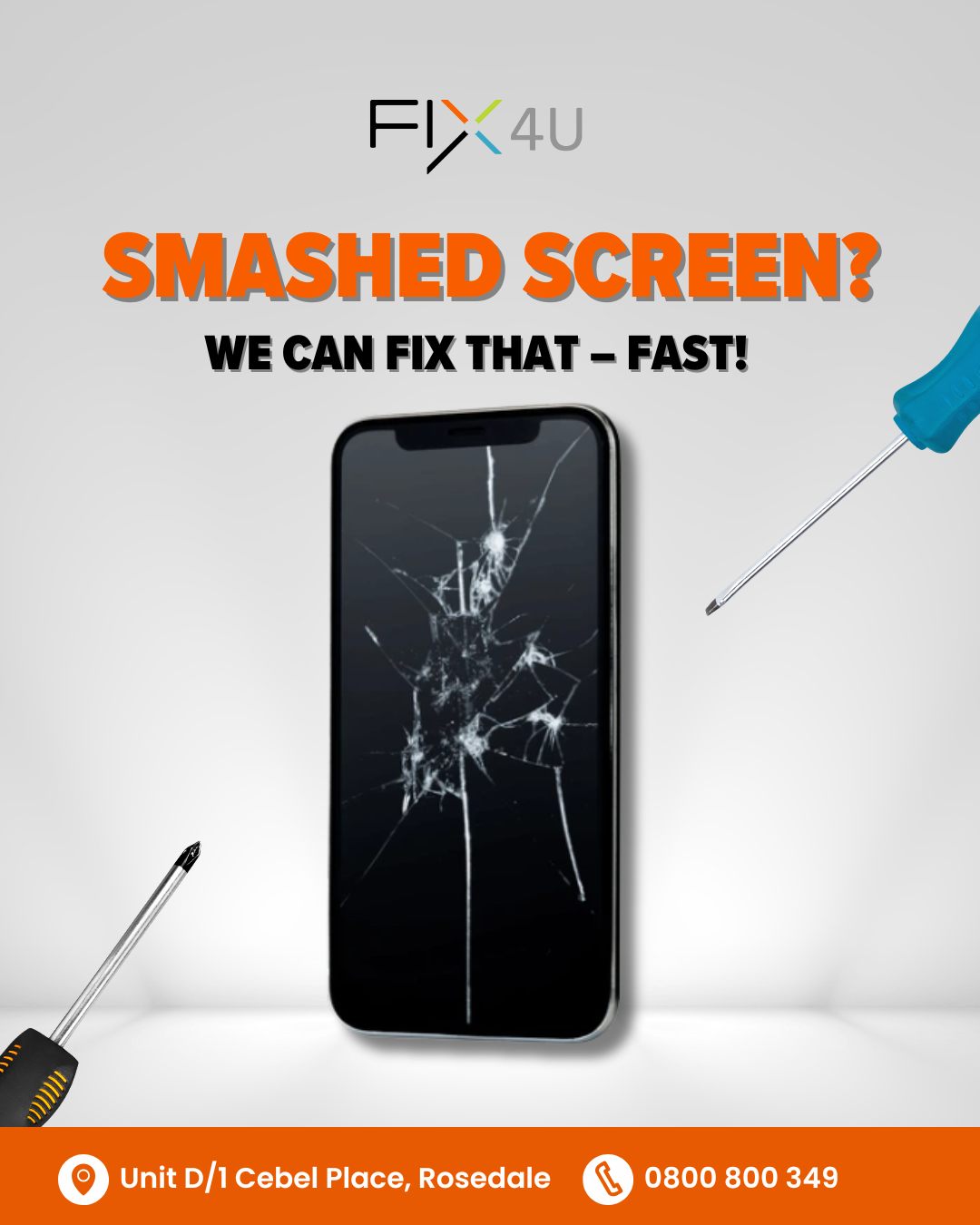 Fix4u - Whether it’s a minor crack or a completely shattered screen ...