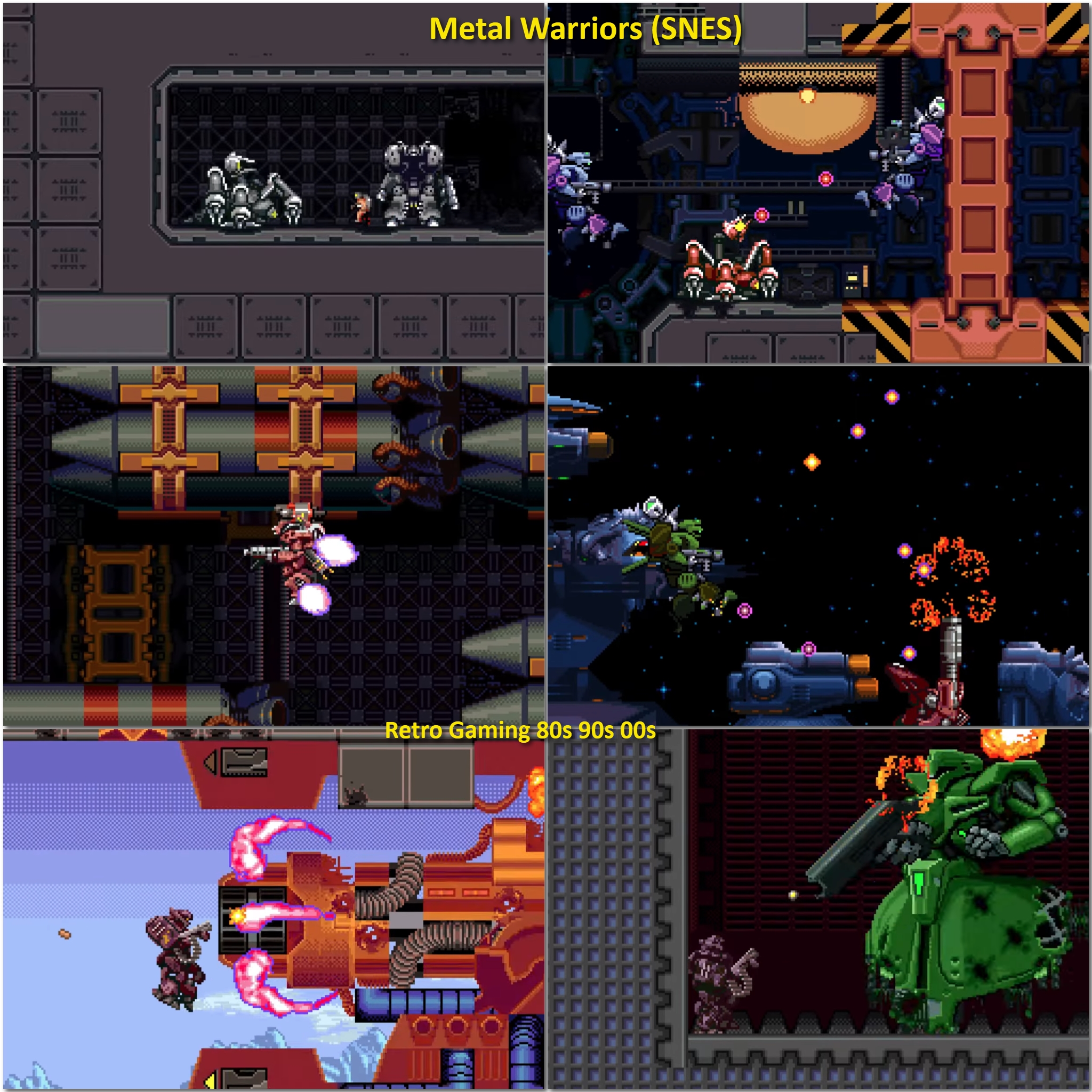 Metal Warriors is a 1995 action-platformer for the Super Nintendo