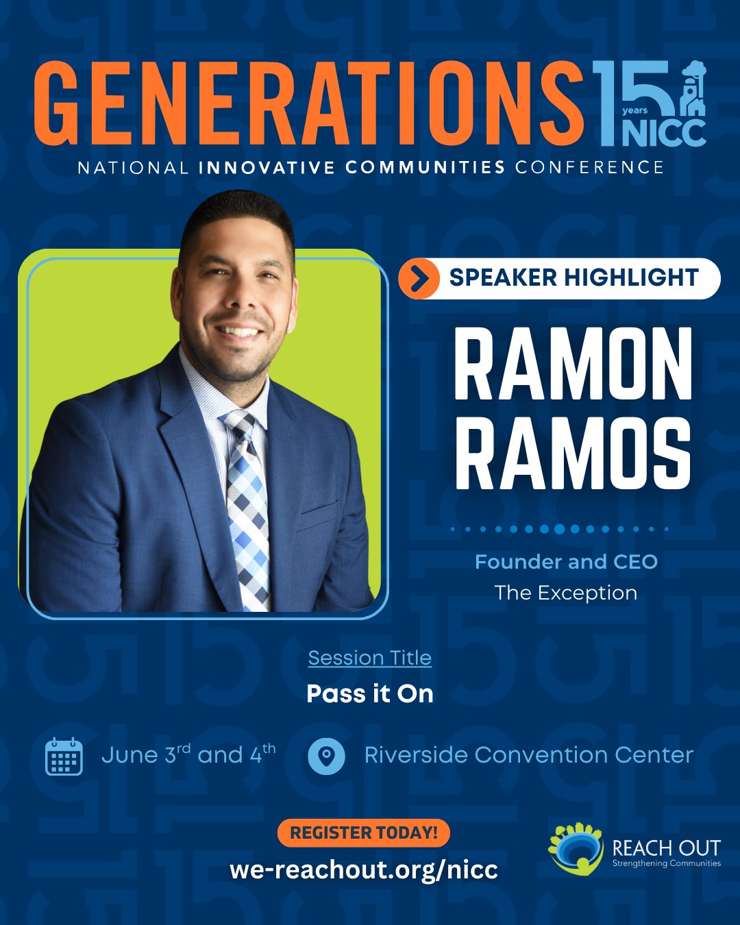 Reach Out - 🎤 Speaker Spotlight: Ramon Ramos We’re excited... | Facebook