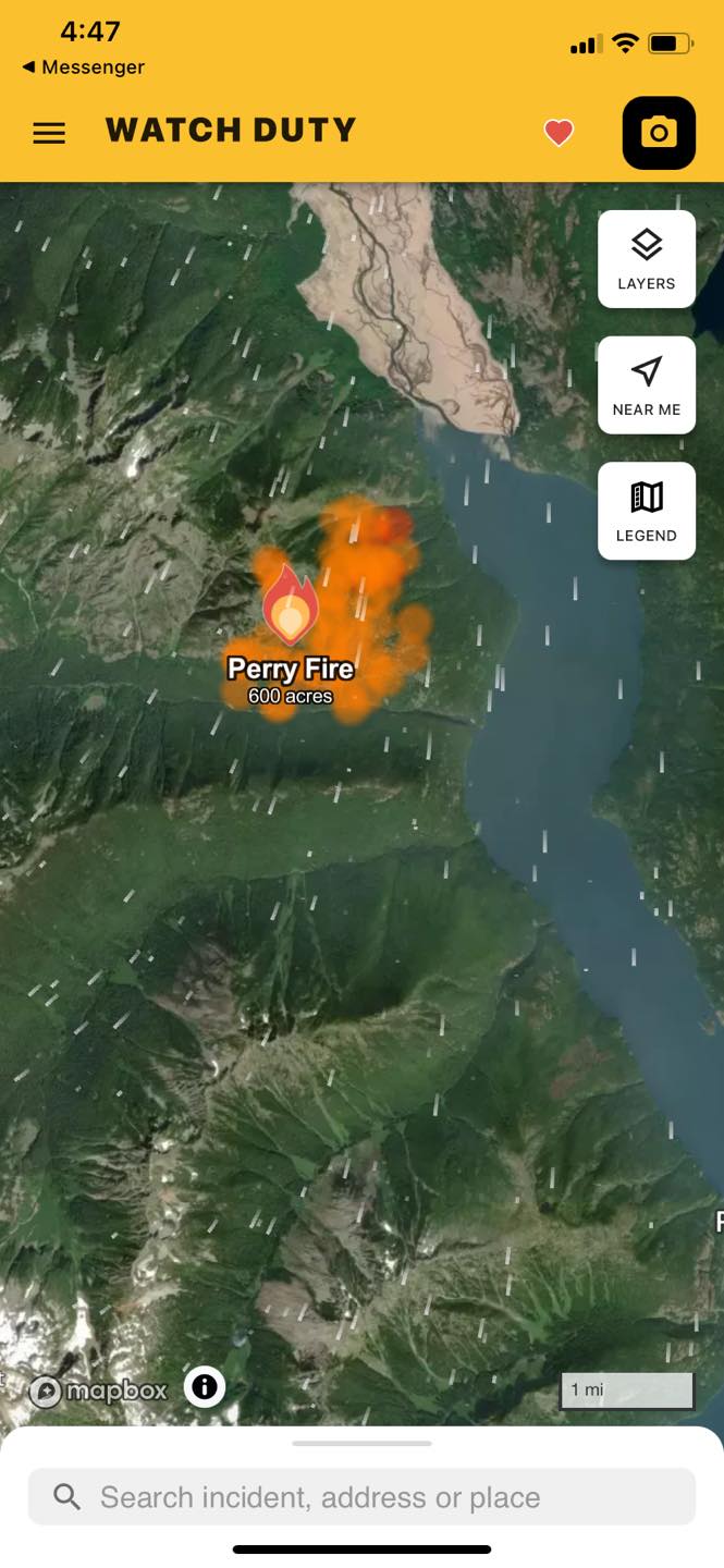The Perry Fire is up to 600... - Whatcom County Weather | Facebook