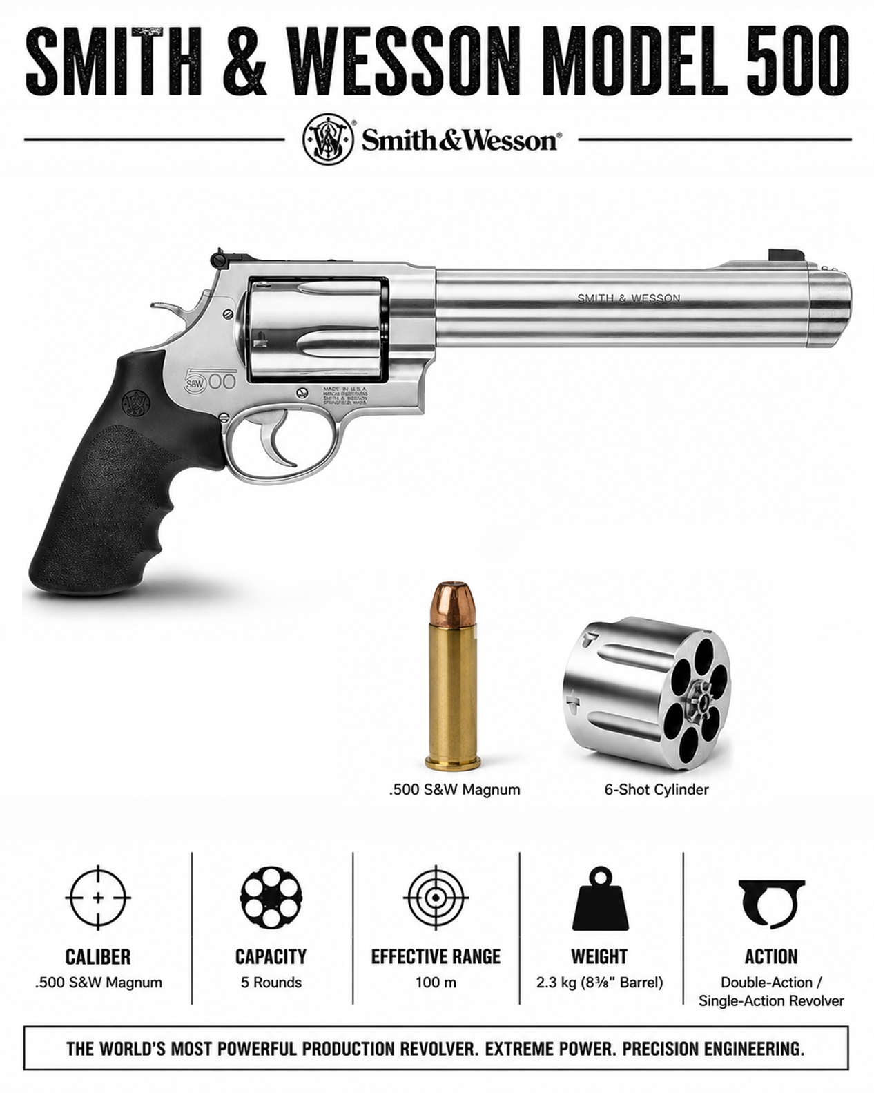 500 Friday! The Smith & Wesson® Performance Center® Model S&W500