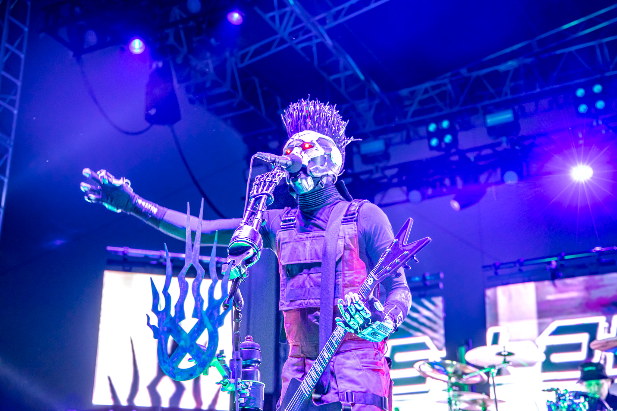 Mudvayne and Static-X perform at Back Waters Stage