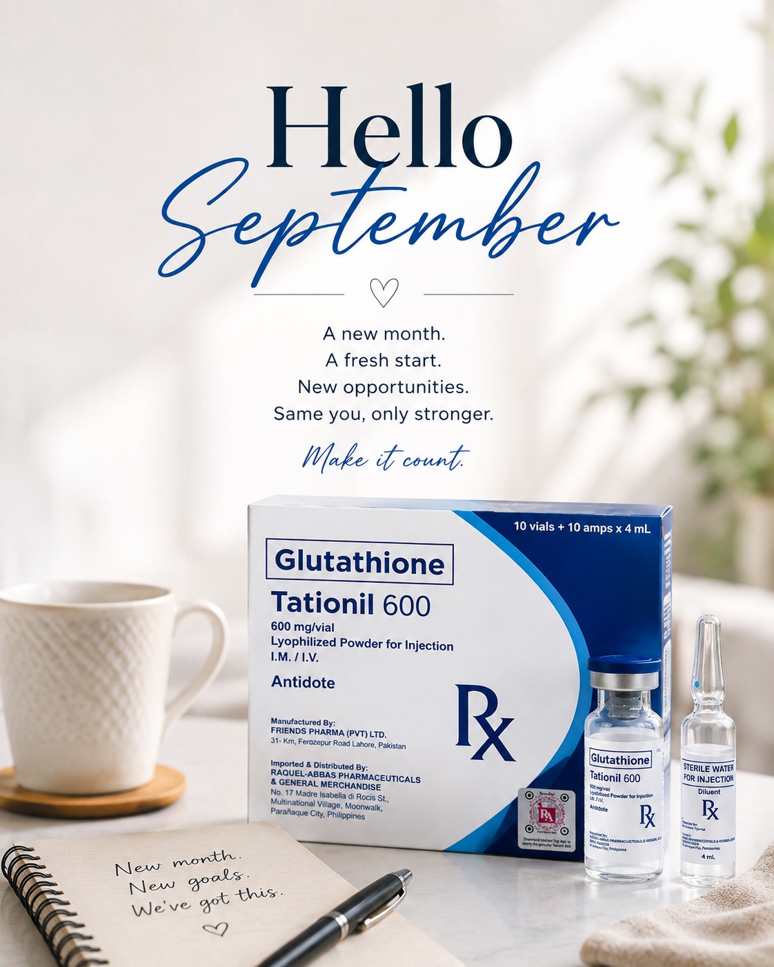 glutathione injection price in lahore Starting September with new health goals and benefits dihexa phenolic pka Background