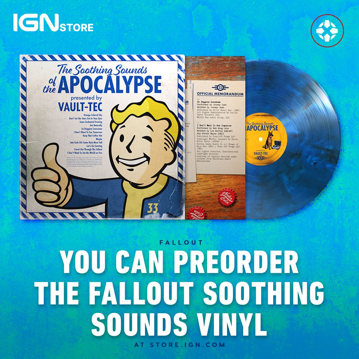 The Fallout 25th Anniversary Limited Edition Vinyl + signed CD are