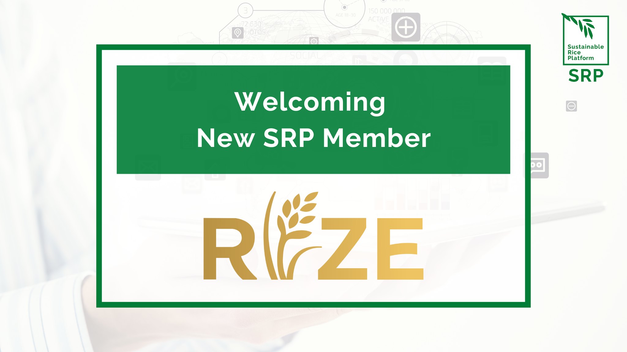 Sustainable Rice Platform - We are delighted to welcome our new member ...