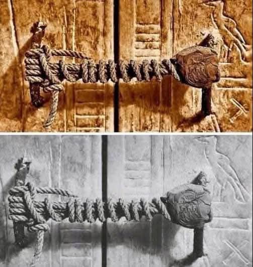 Traces - The unbroken seal of Tutankhamun's tomb, discovered on ...