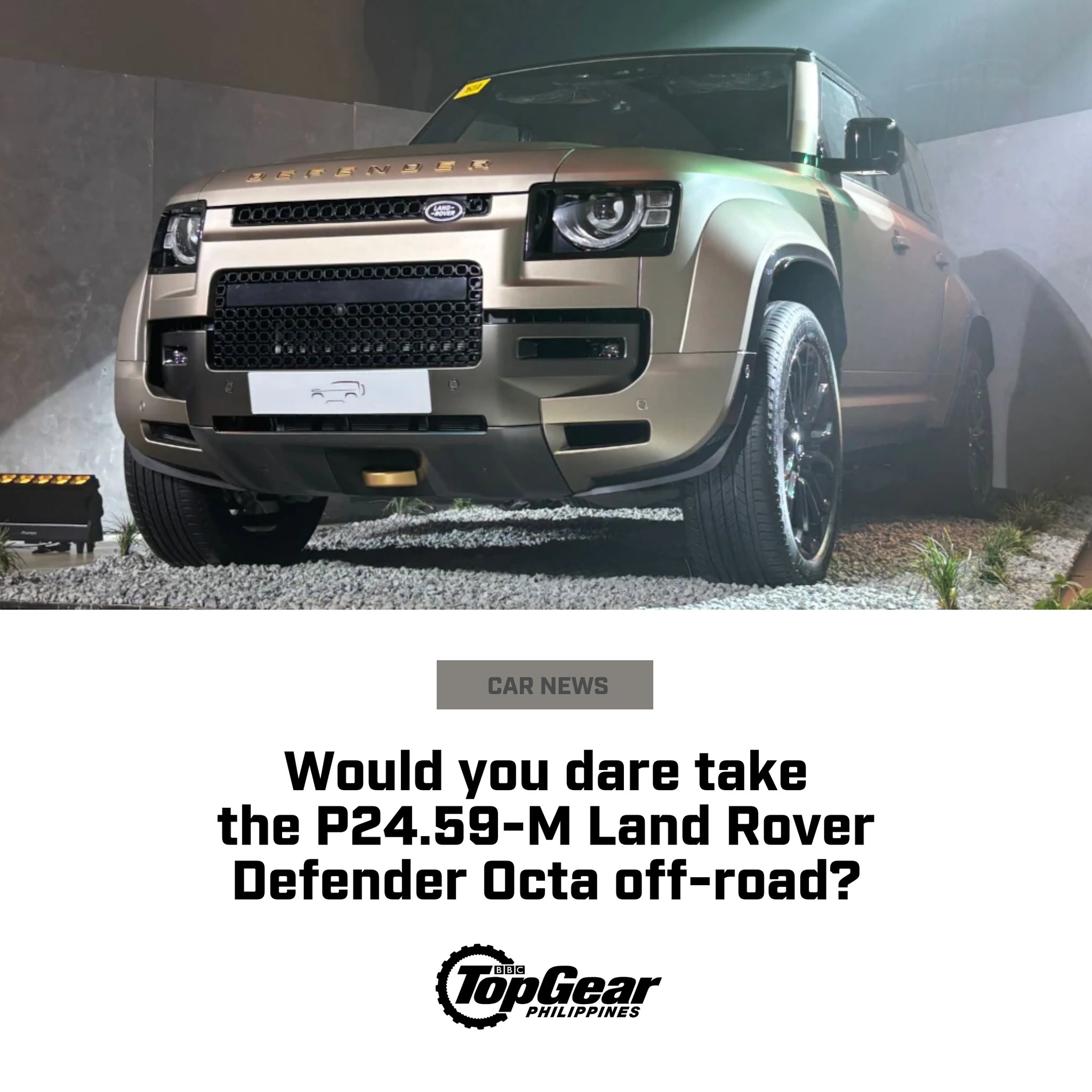 The Defender Octa also benefits... - Top Gear Philippines | Facebook