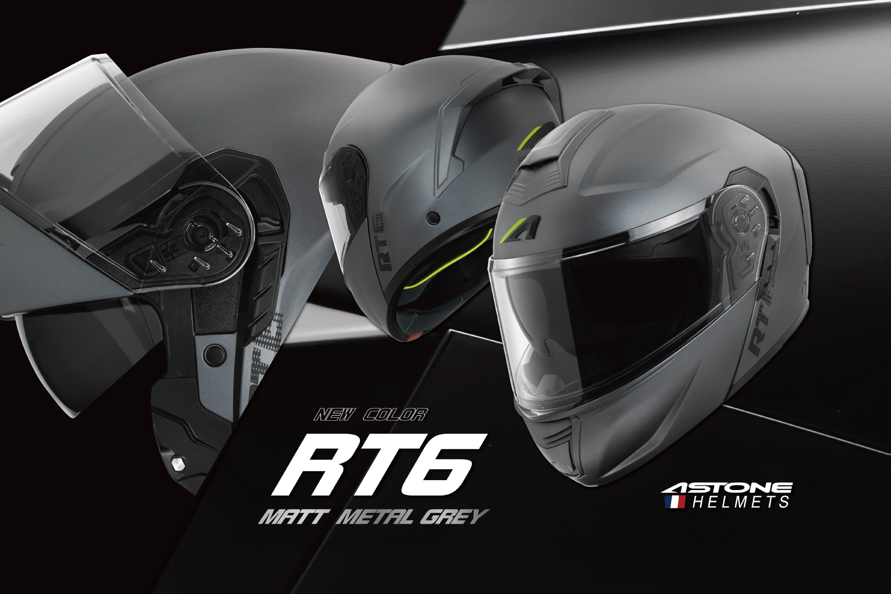 Astone - #新色登場｜RT6 金屬灰 一種低調卻不容忽視的存在。 不是銀，不是黑，是戰鬥感的灰。 金屬霧灰塗裝 簡潔線條 × 科技流線 ...