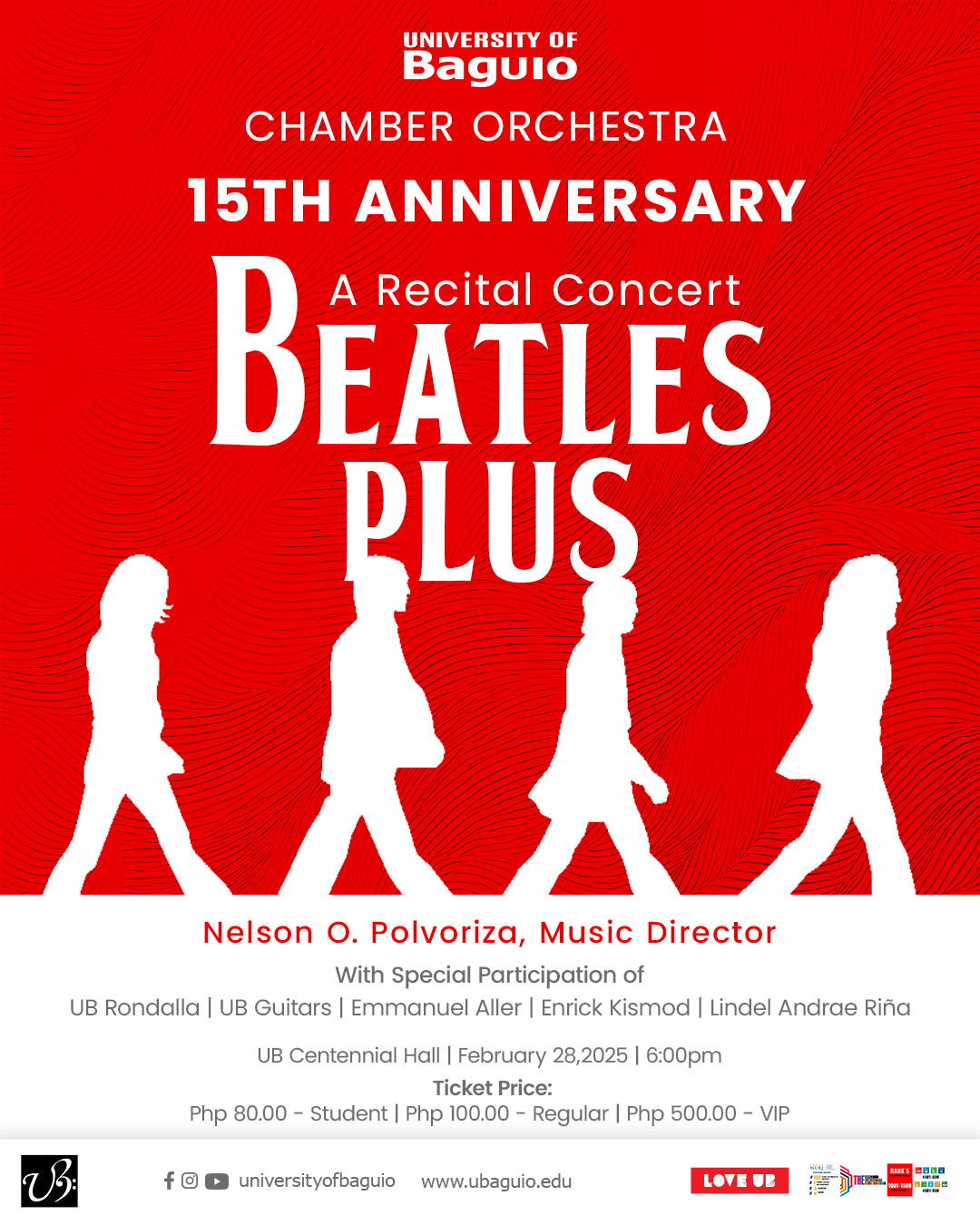 University - 🎶 CELEBRATING 15 YEARS OF MUSIC: BEATLES PLUS, A RECITAL ...