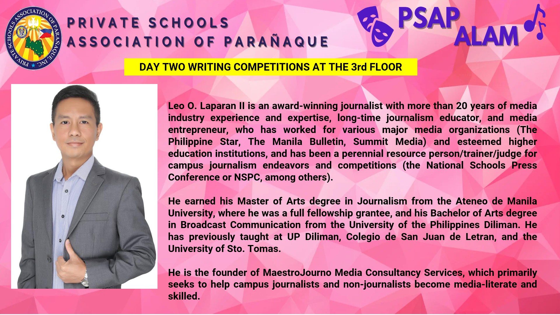 Student-writers... - Private Schools Association of Parañaque | Facebook