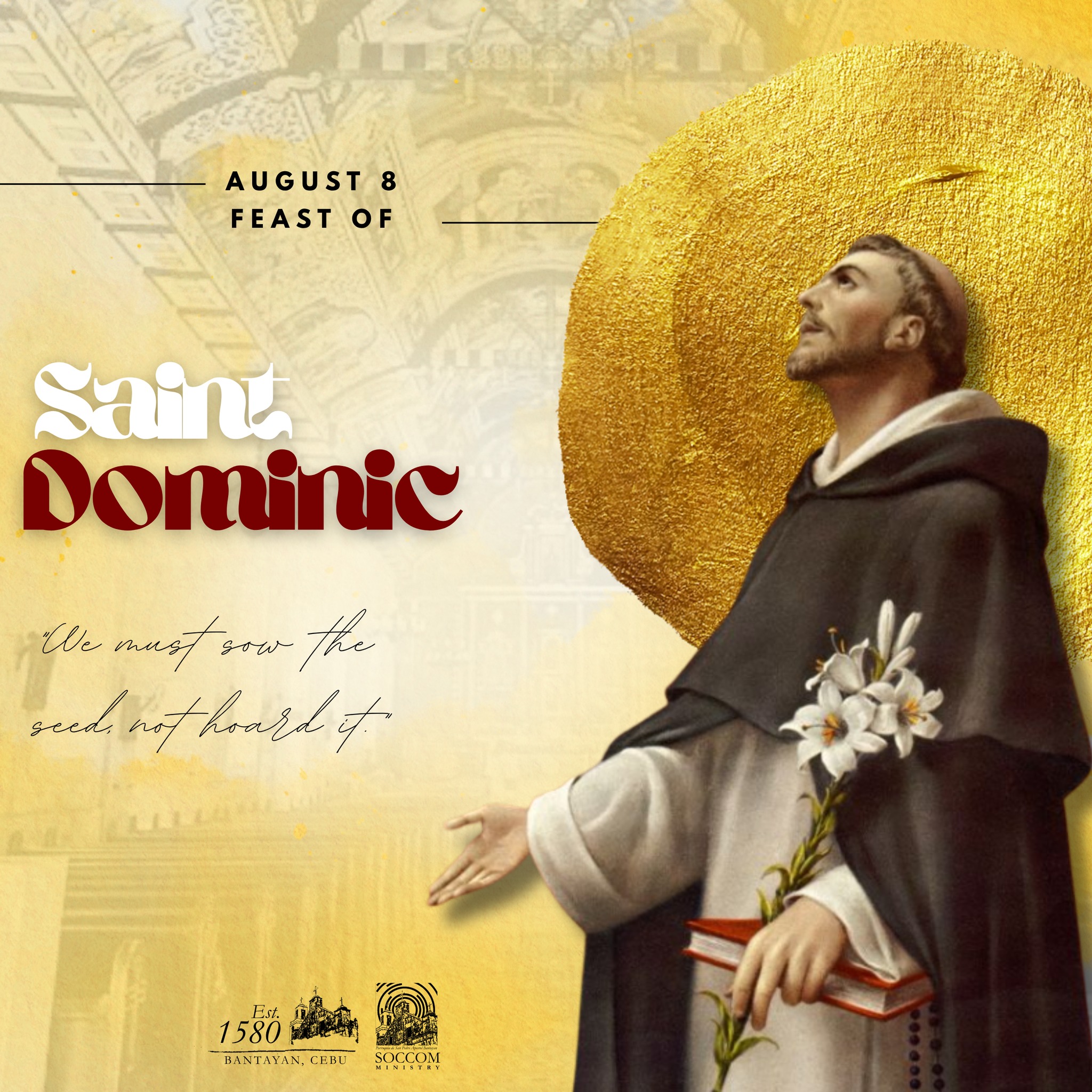 Parroquia - FEAST OF SAINT DOMINIC August 8 Saint Dominic was born into ...