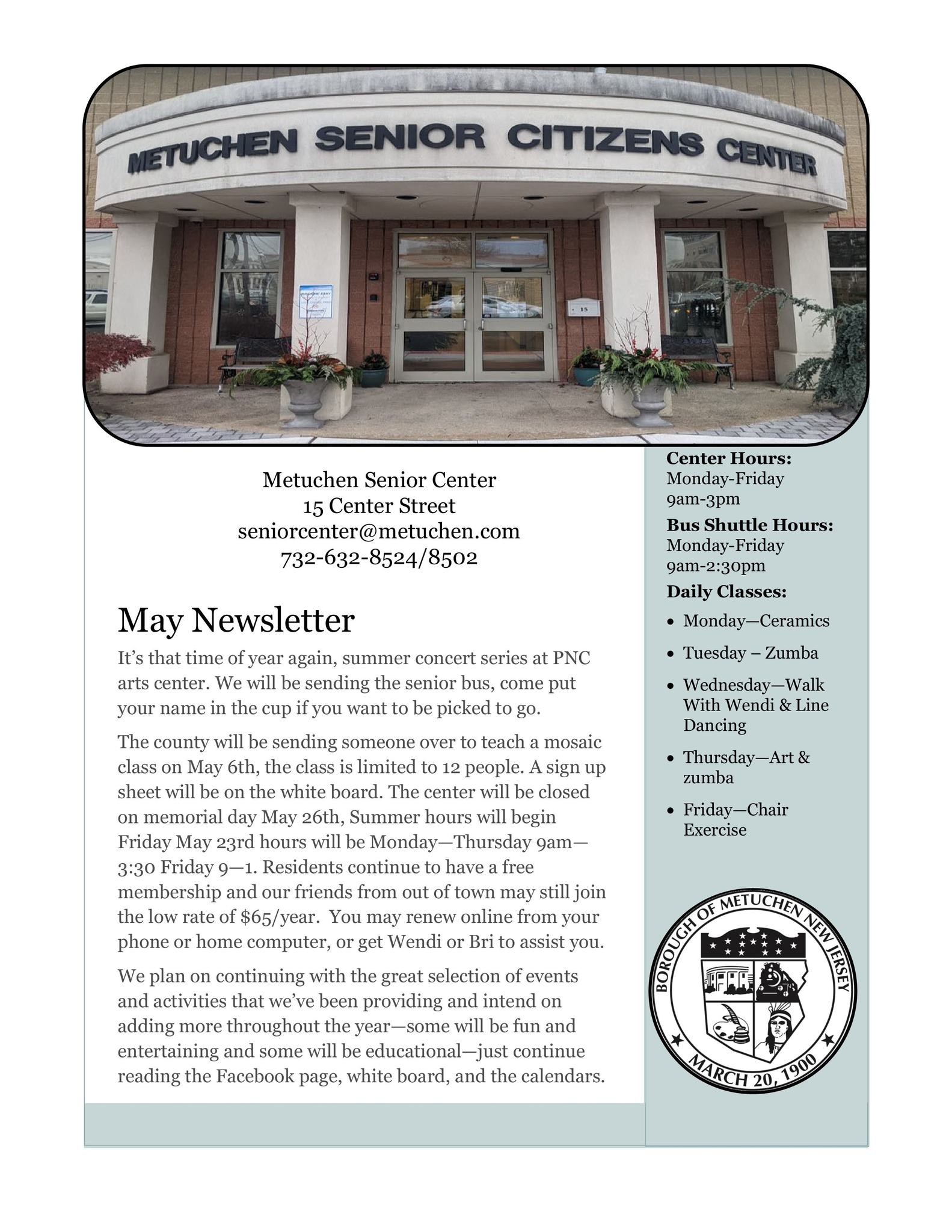 Borough of Metuchen | Metuchen NJ