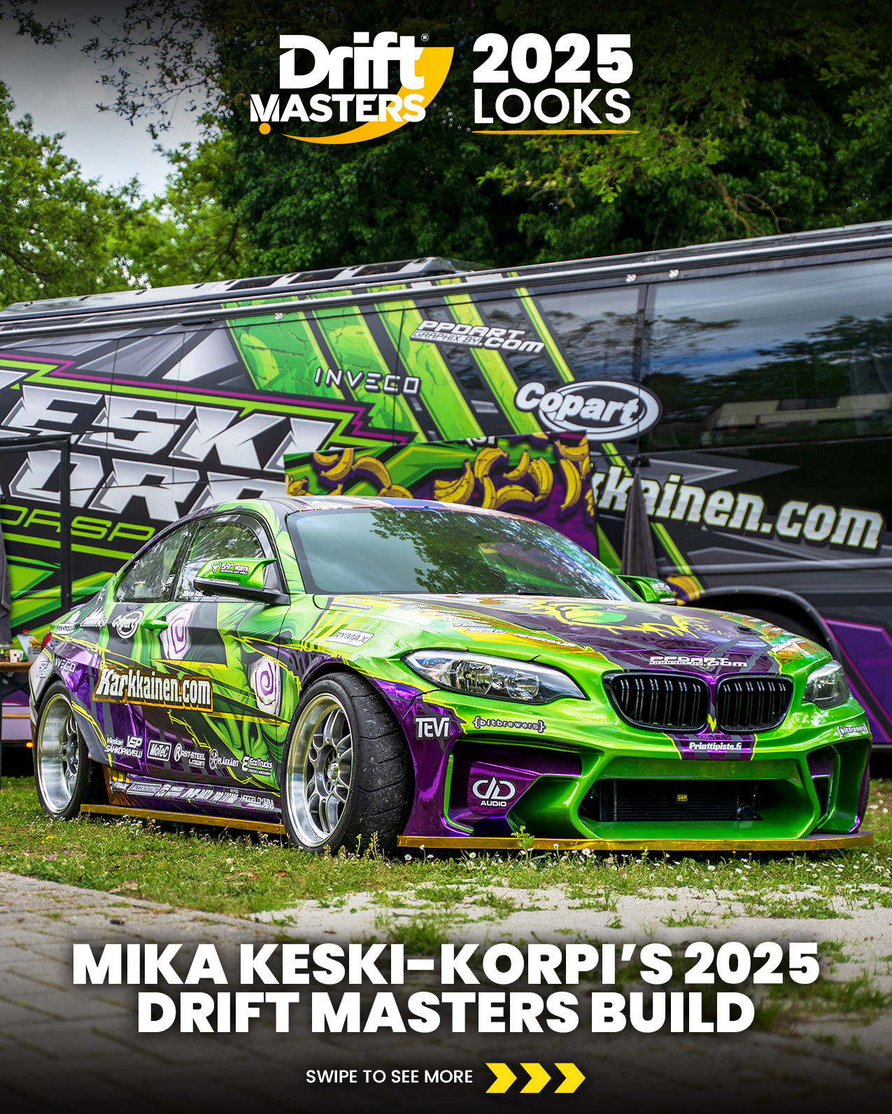 keskikorpimotorsport 's S58 Powered BMW F22 is looking as mean as