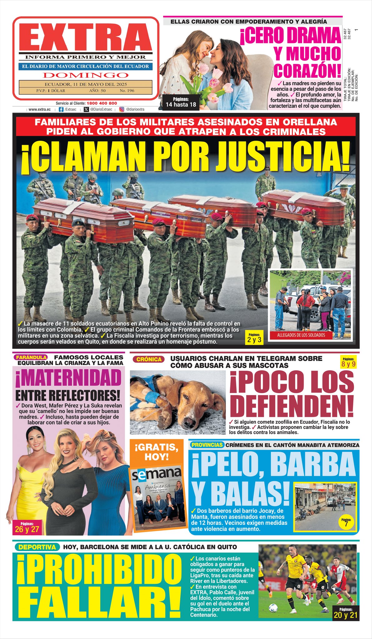 Diario - ☀️ ¡Buen día! Les compartimos la #PortadaEXTRA de este domingo ...