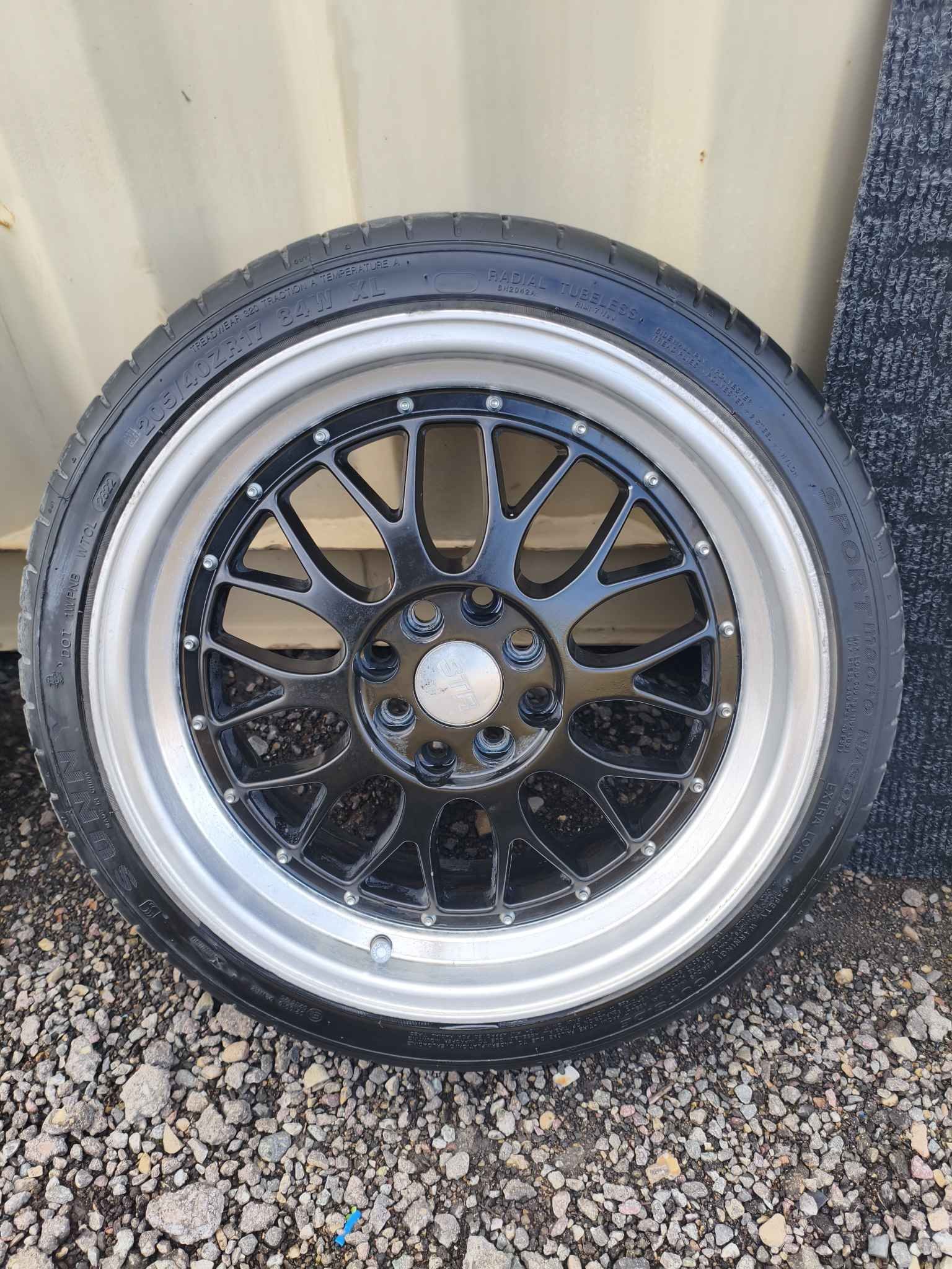 Str wheels 4x100 and 4x114.3 17x7 205 40 17 - Car Wheels, Tires & Parts ...