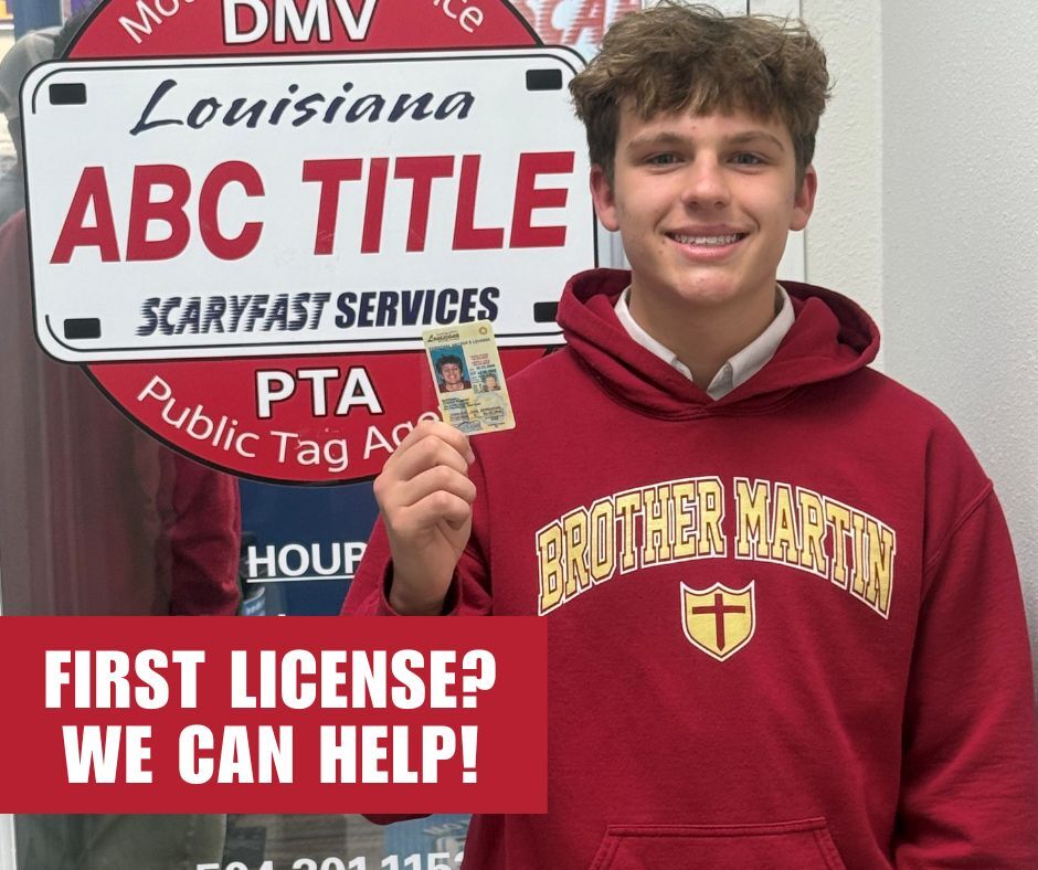 ABC - 🎉 First License? Mark This Special Occasion at ABC Title! Getting ...