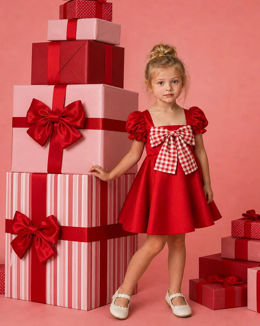 holiday cherry dress 🍒 NEW RELEASE ALERT 🍒 The sweetest addition to our drop has officially landed! ✨ Meet the on Top dress—made for holiday twirling, Santa photos, and making the sweetest Christmas 47