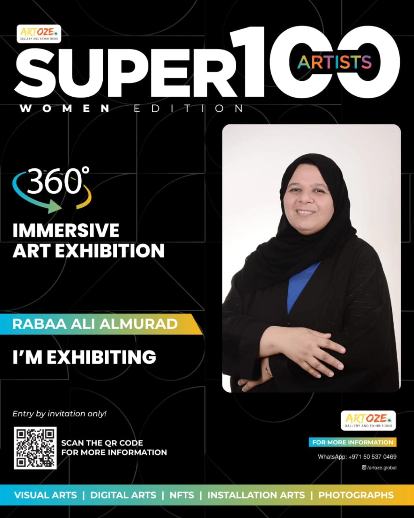 Artoze - Explore the work of Rabaa Ali Al Murad at her solo immersive ...
