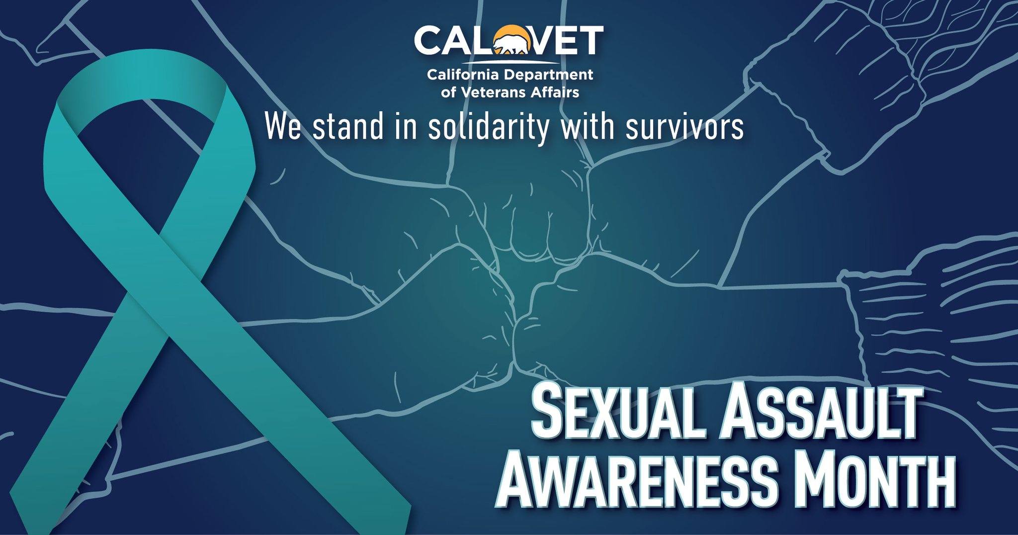 California - April is Sexual Assault Awareness Month (SAAM). We stand ...