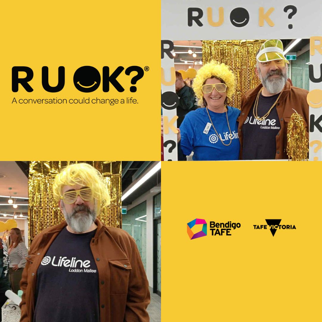 Lifeline - Cath and John from our team are at Bendigo TAFE attending R ...