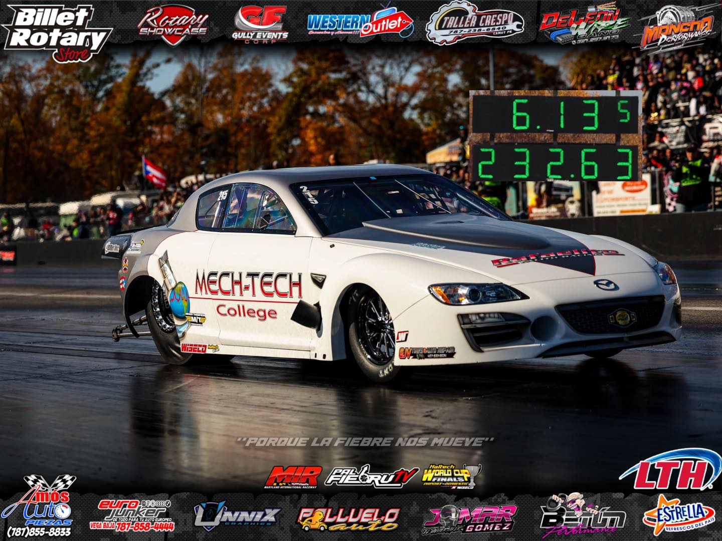 Palfiebru - Rafaelito Racing 6.13 @ 232mph 🚀🚀🚀 Qué clase...