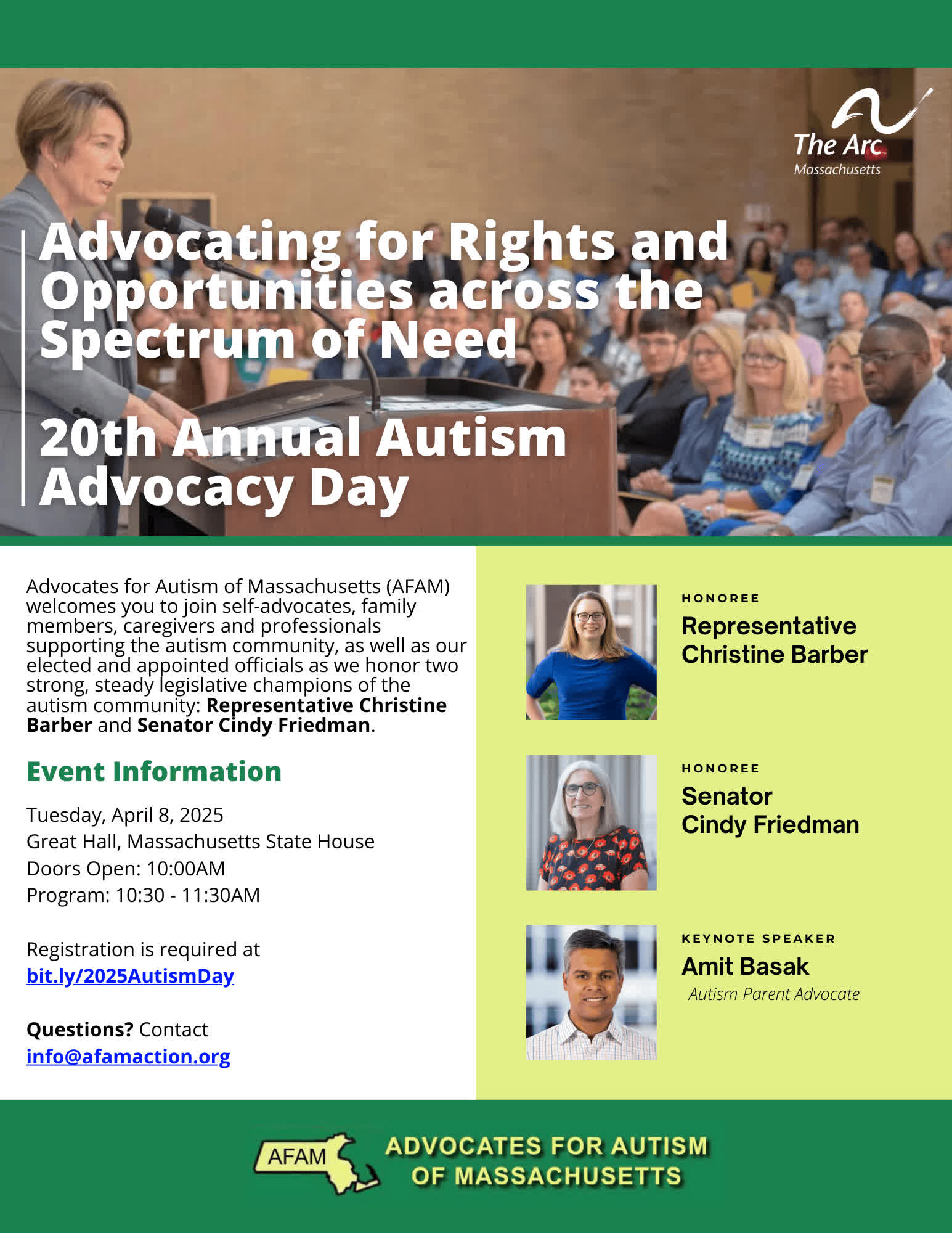 The Arc - Advocates for Autism of Massachusetts welcomes you to join ...