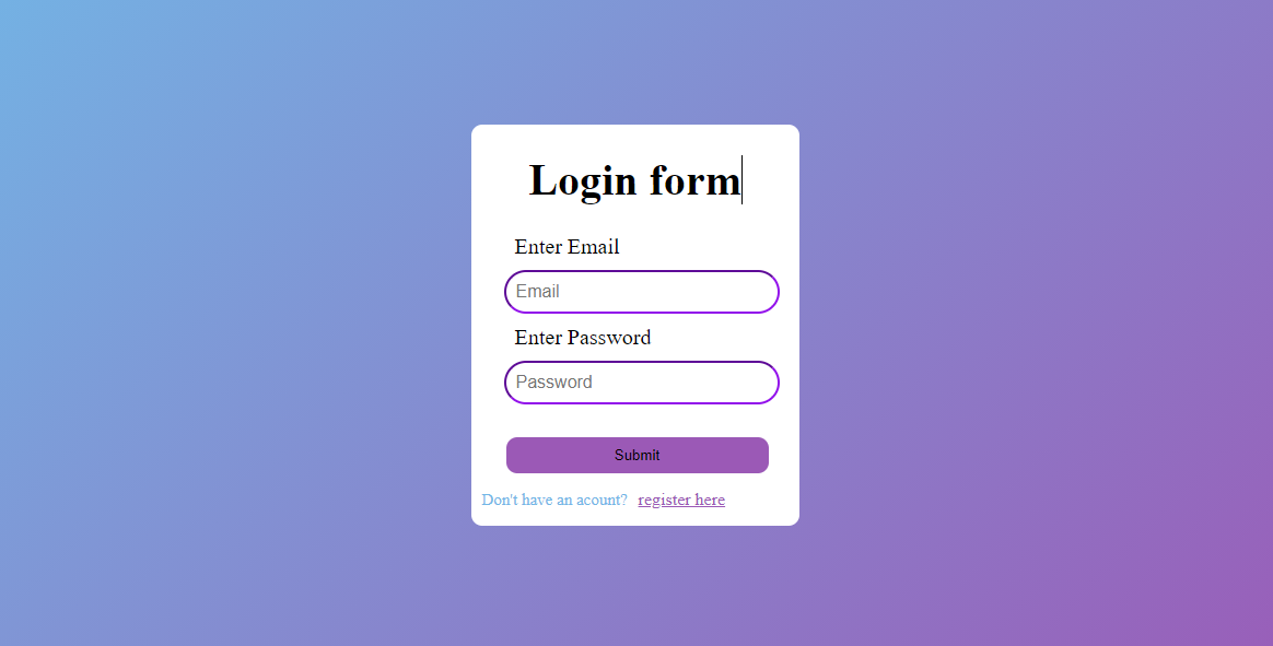 Designer - Simple form by html and css....