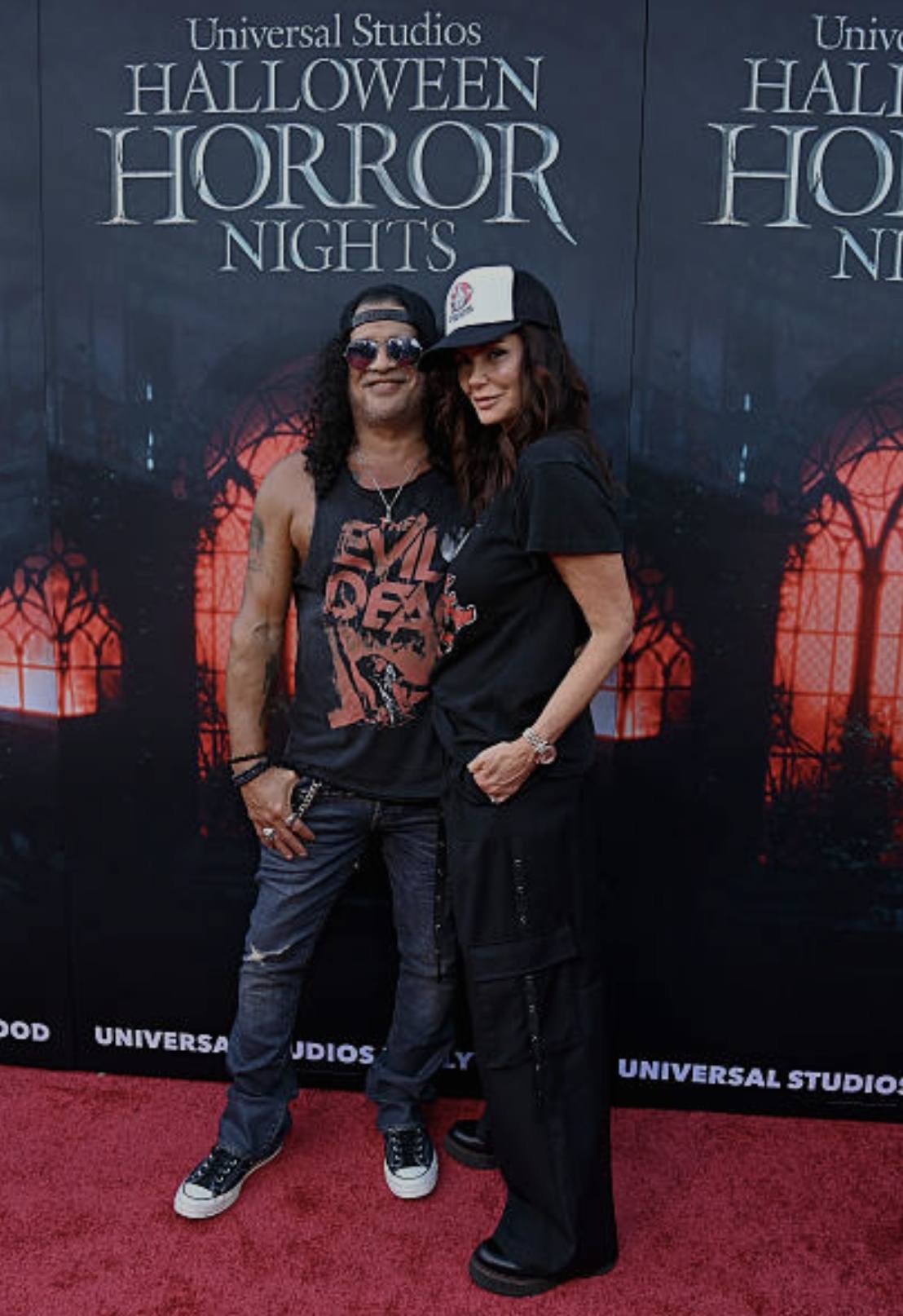 Slash & Meegan at the Halloween Horror Nights - Hollywood