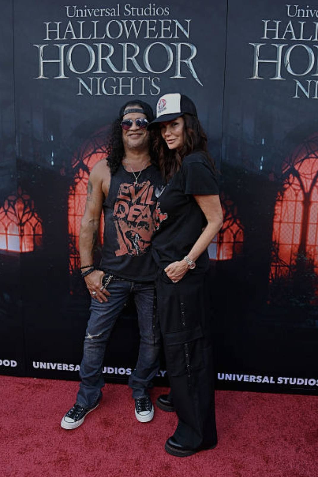 Slash & Meegan at the Halloween Horror Nights - Hollywood