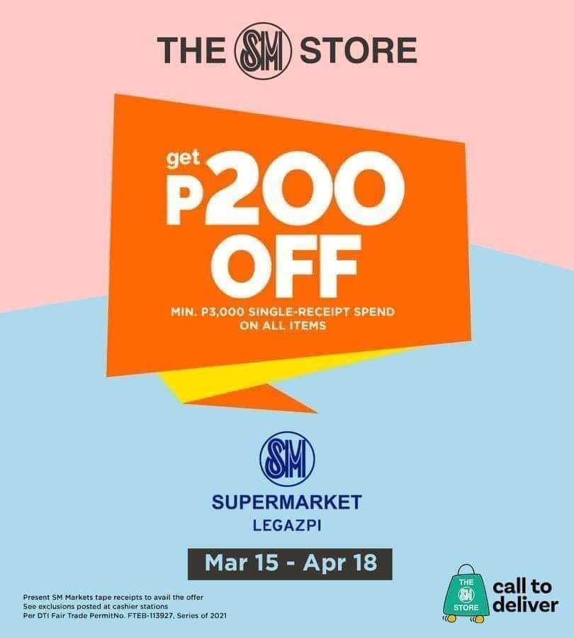 SM City Legazpi - Save P200* at #TheSMStore Legazpi when... | Facebook