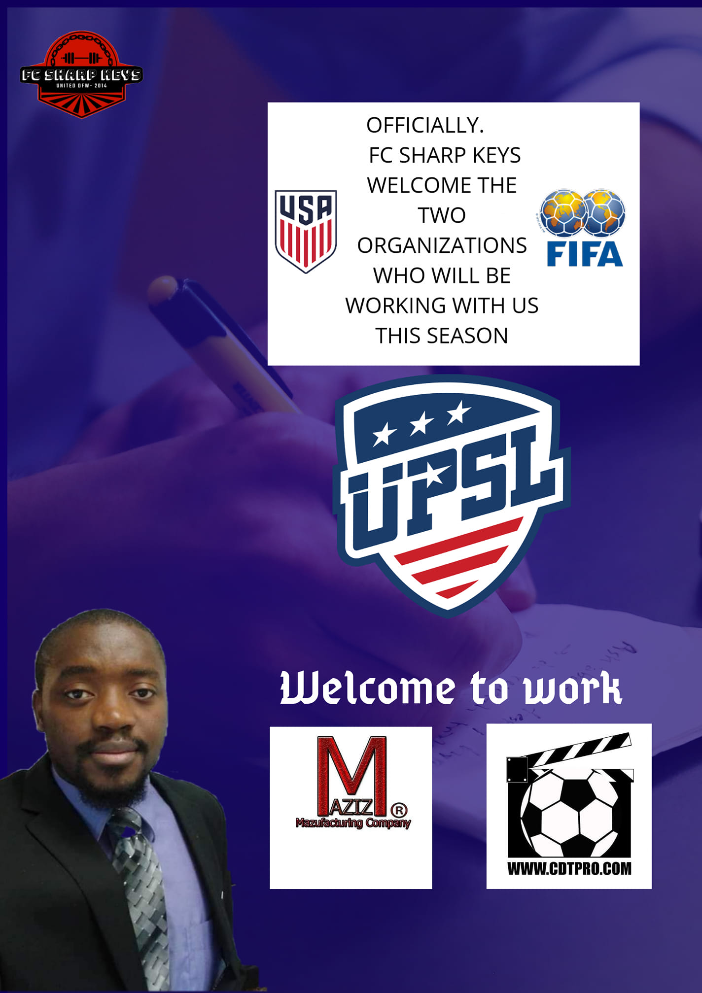 FC - FC SHARP KEYS WE WANT TAKE THIS OPPORTUNITY TO THANK GOD ALMIGHT ...