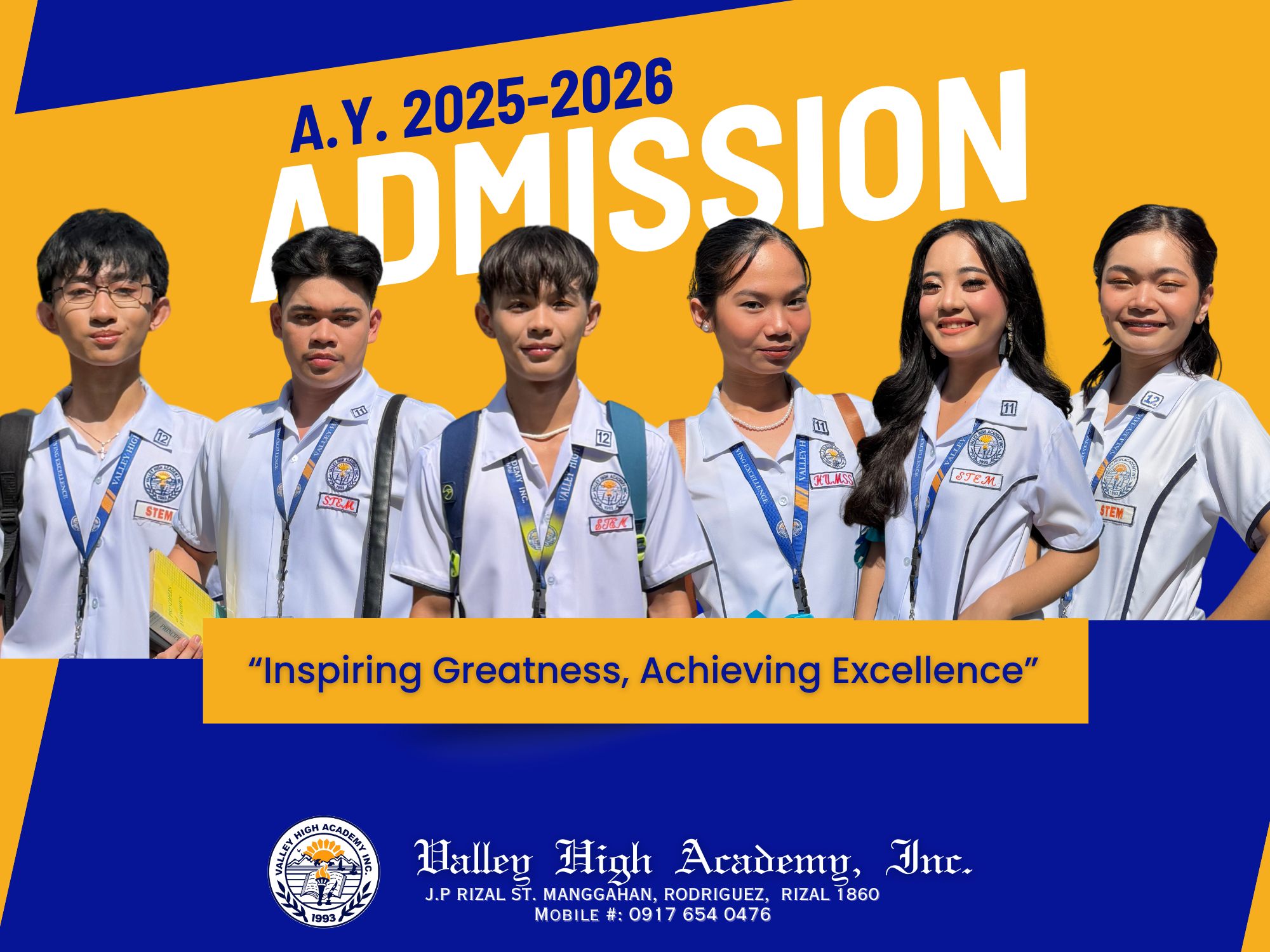 Valley - 📌Attention: SY 2025-2026 ADMISSION FOR GRADE 11 HAS BEEN PUT ...