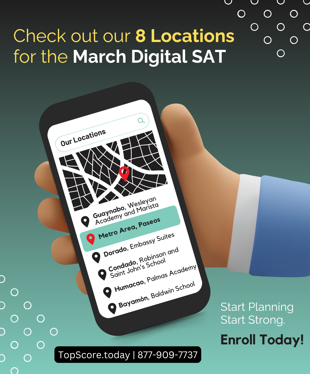 TopScore - We're thrilled to offer SAT prep at EIGHT convenient ...
